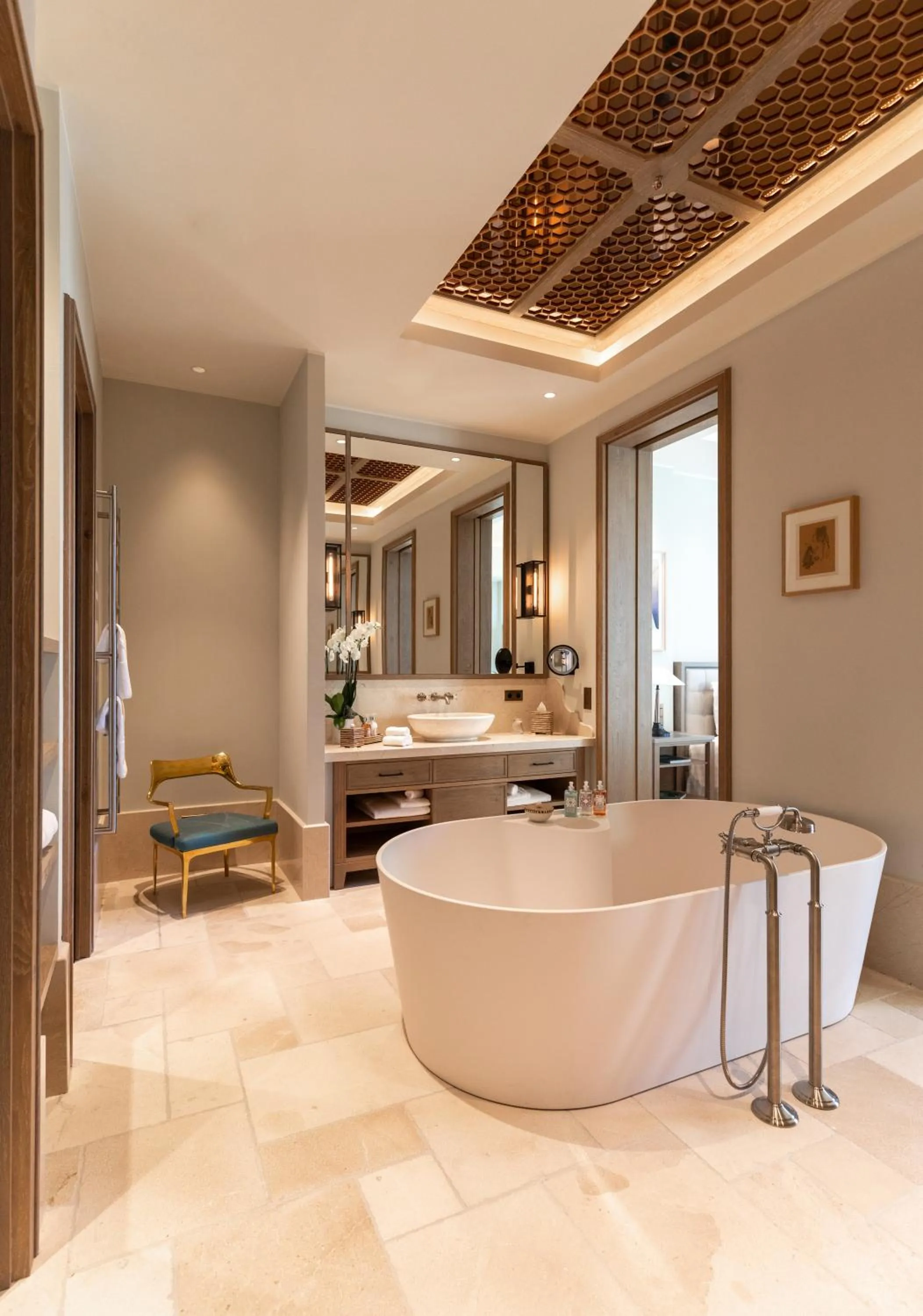 Bathroom in Coquillade Provence - Relais & Châteaux