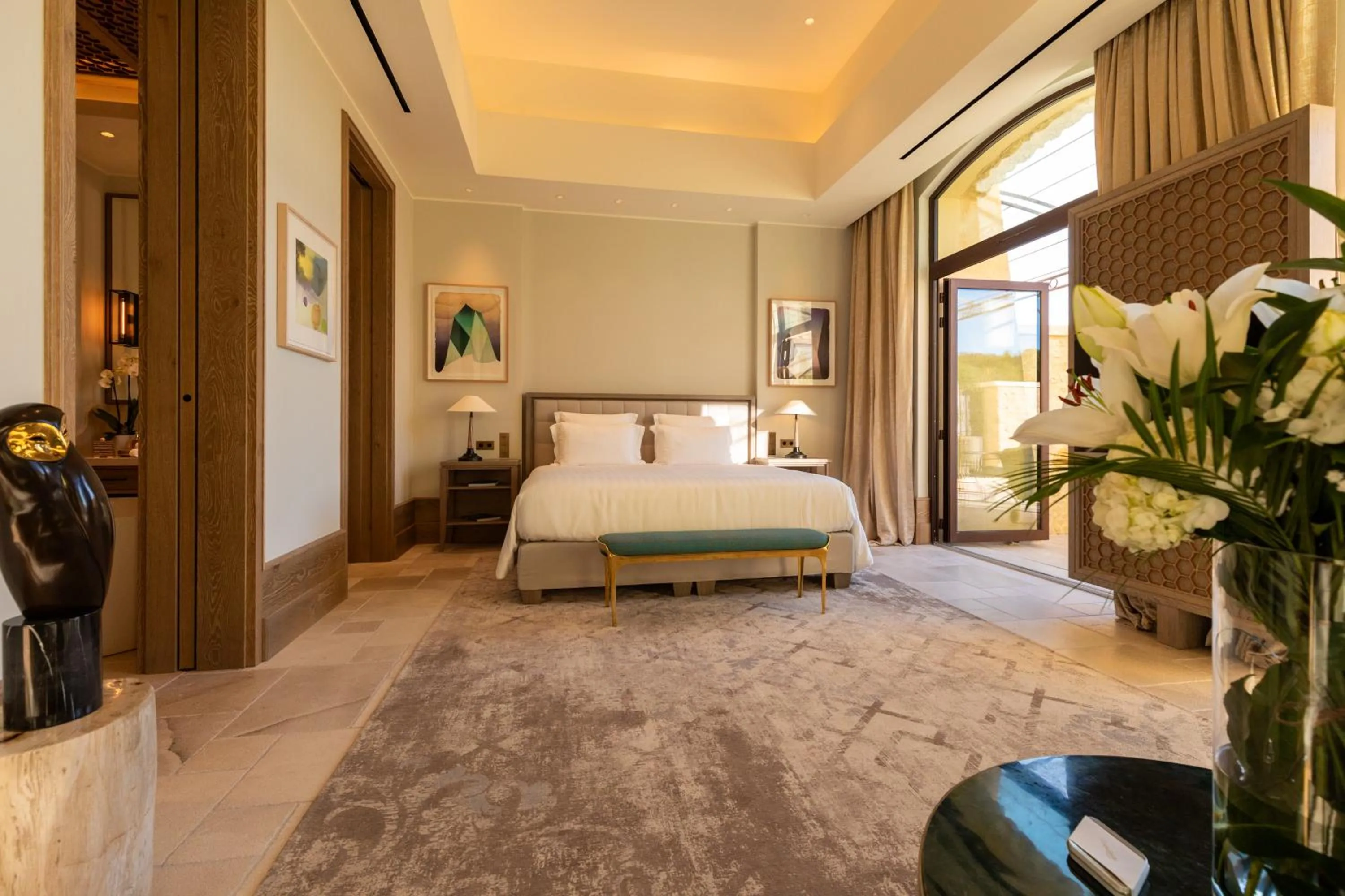 Bed in Coquillade Provence - Relais & Châteaux