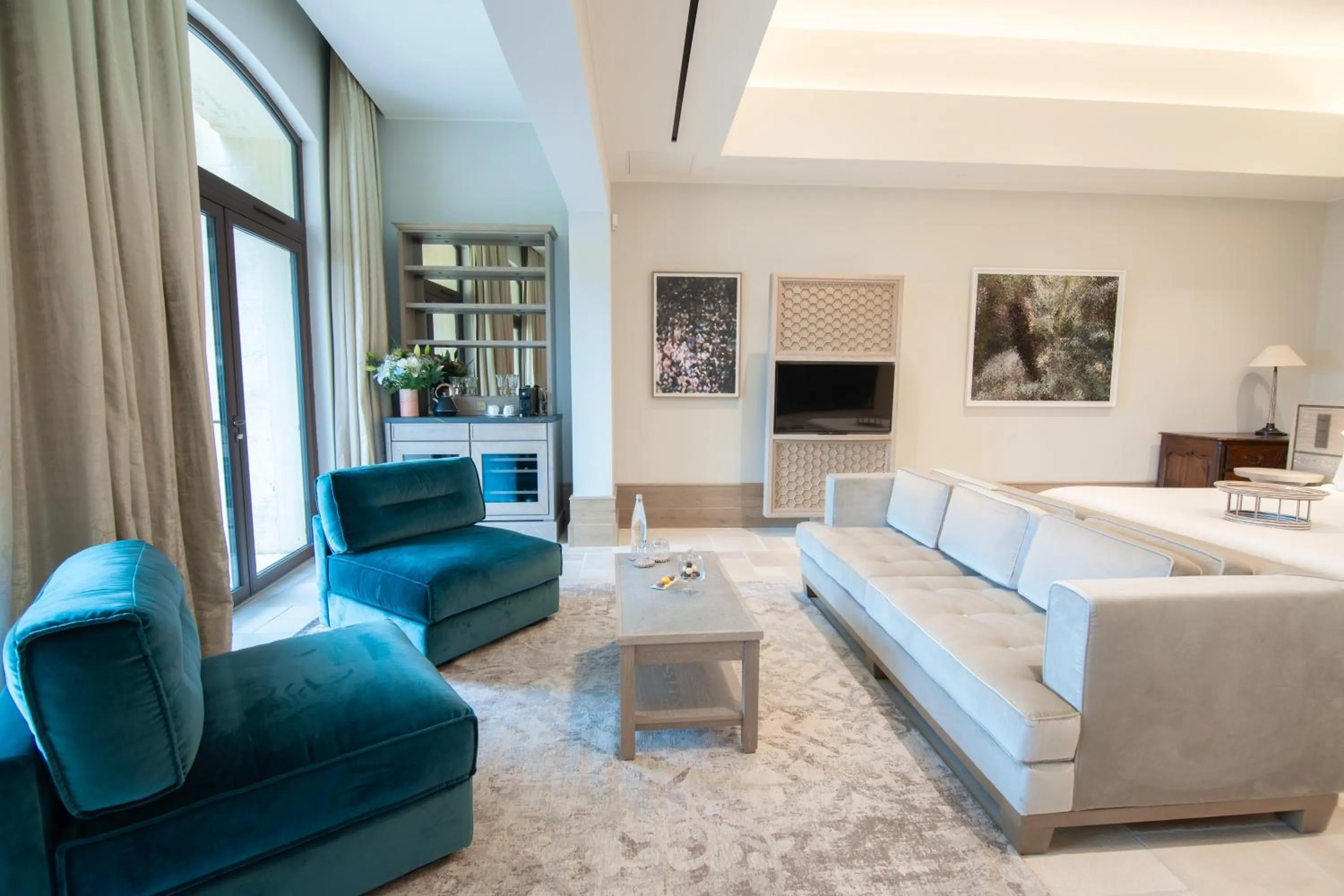 Living room in Coquillade Provence - Relais & Châteaux