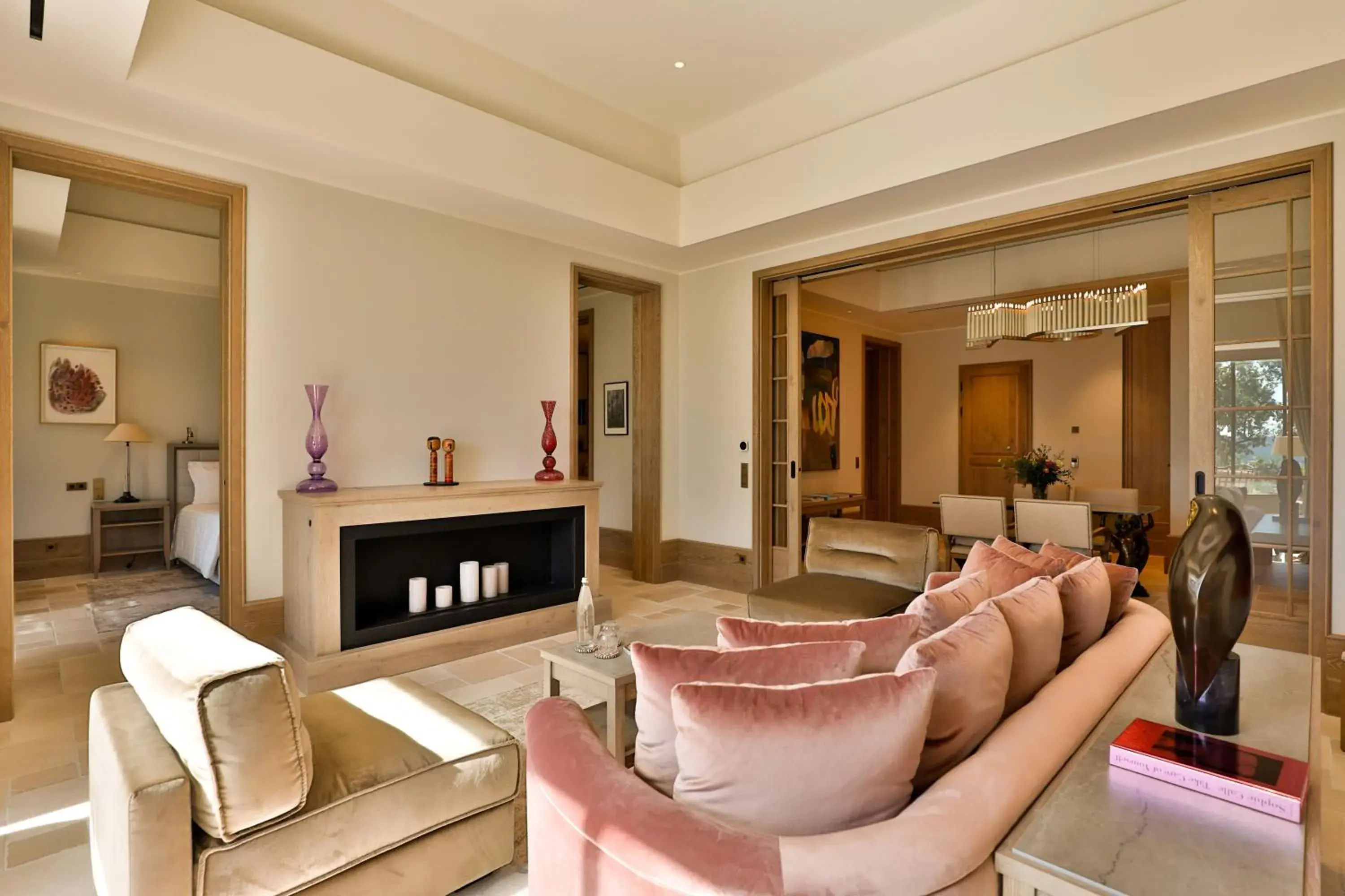 Living room in Coquillade Provence - Relais & Châteaux Living room in Coquillade Provence - Relais & Châteaux