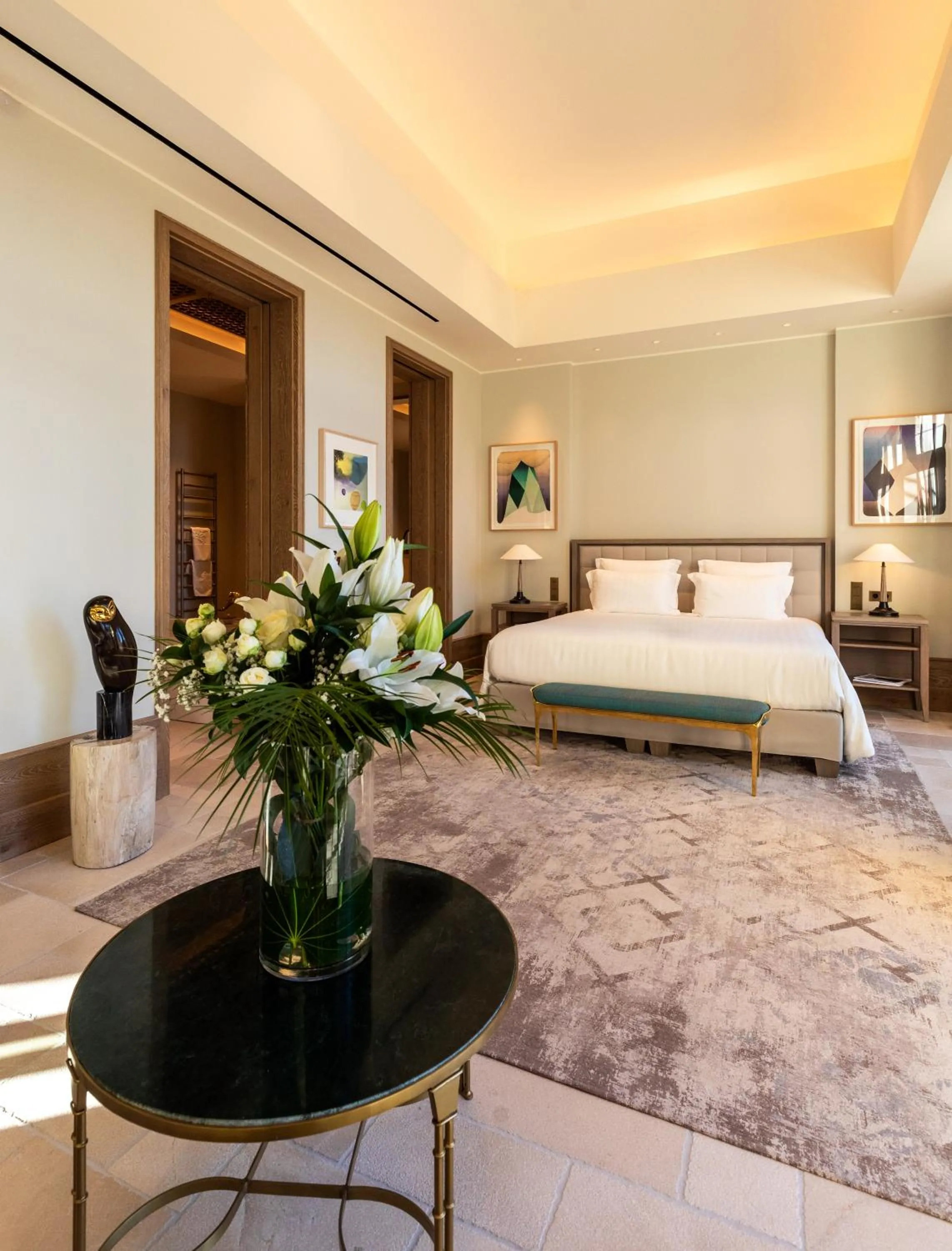 Bed in Coquillade Provence - Relais & Châteaux