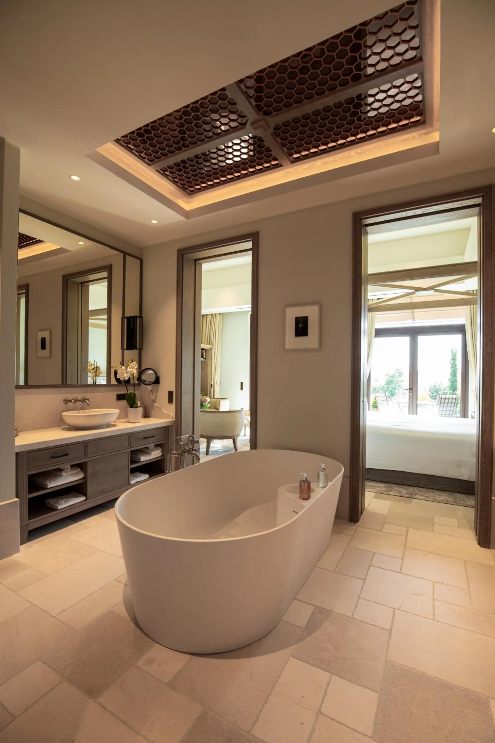 Bathroom in Coquillade Provence - Relais & Châteaux