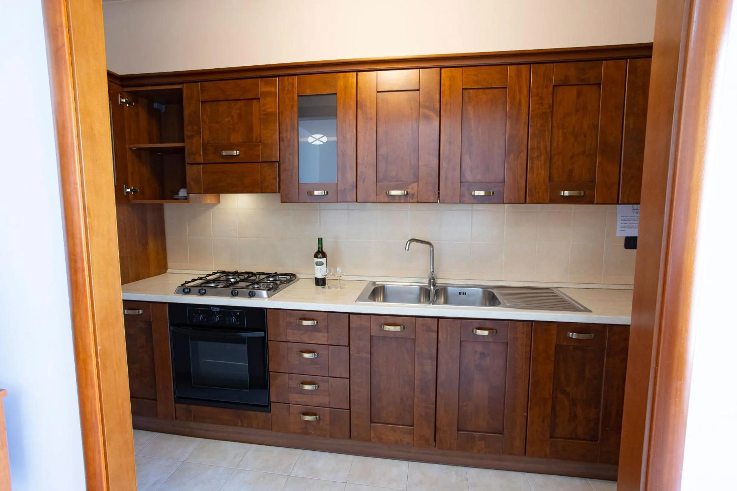 Kitchen or kitchenette in Villa Altomare