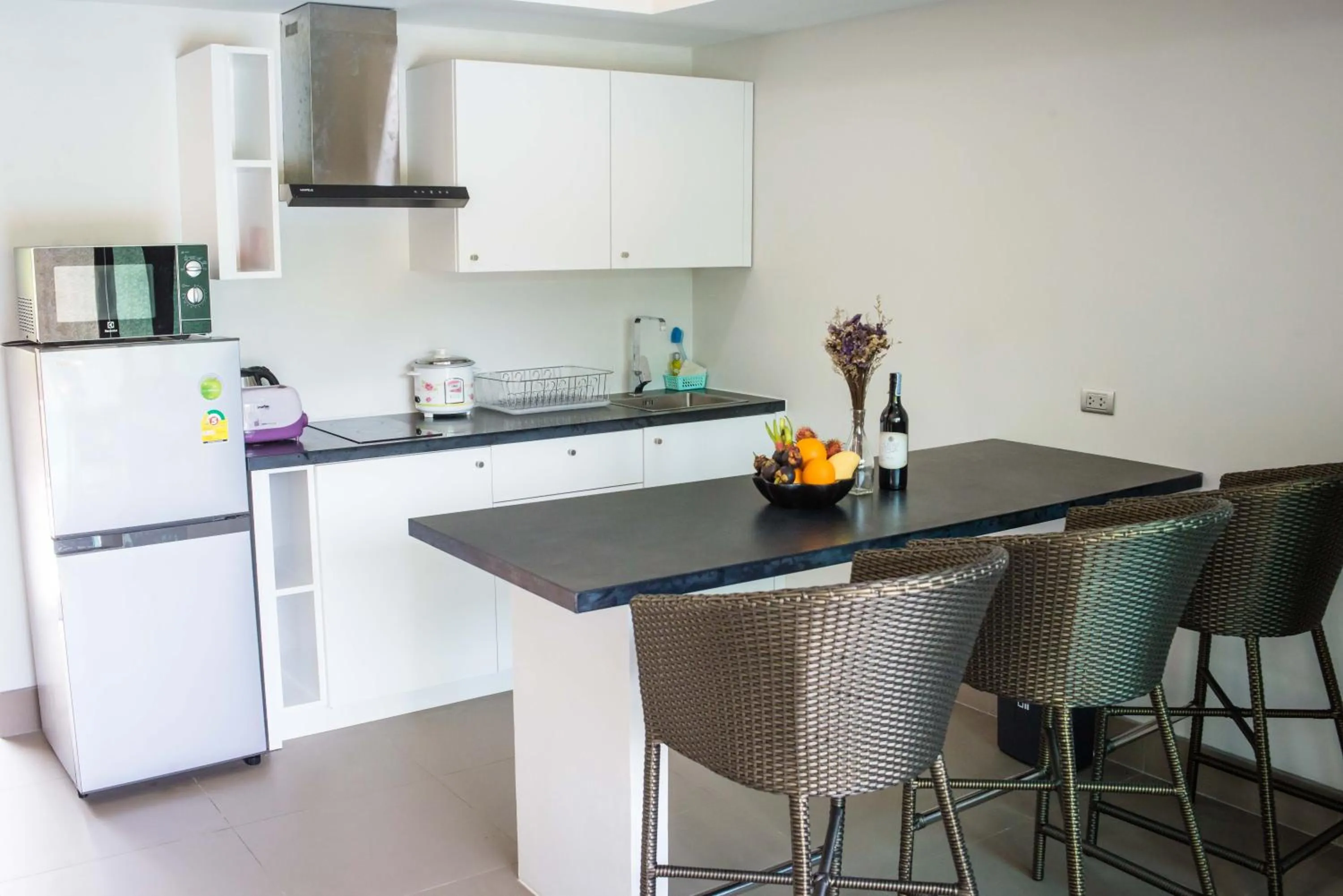 Kitchen or kitchenette in The Pearl Luxury Pool Villas