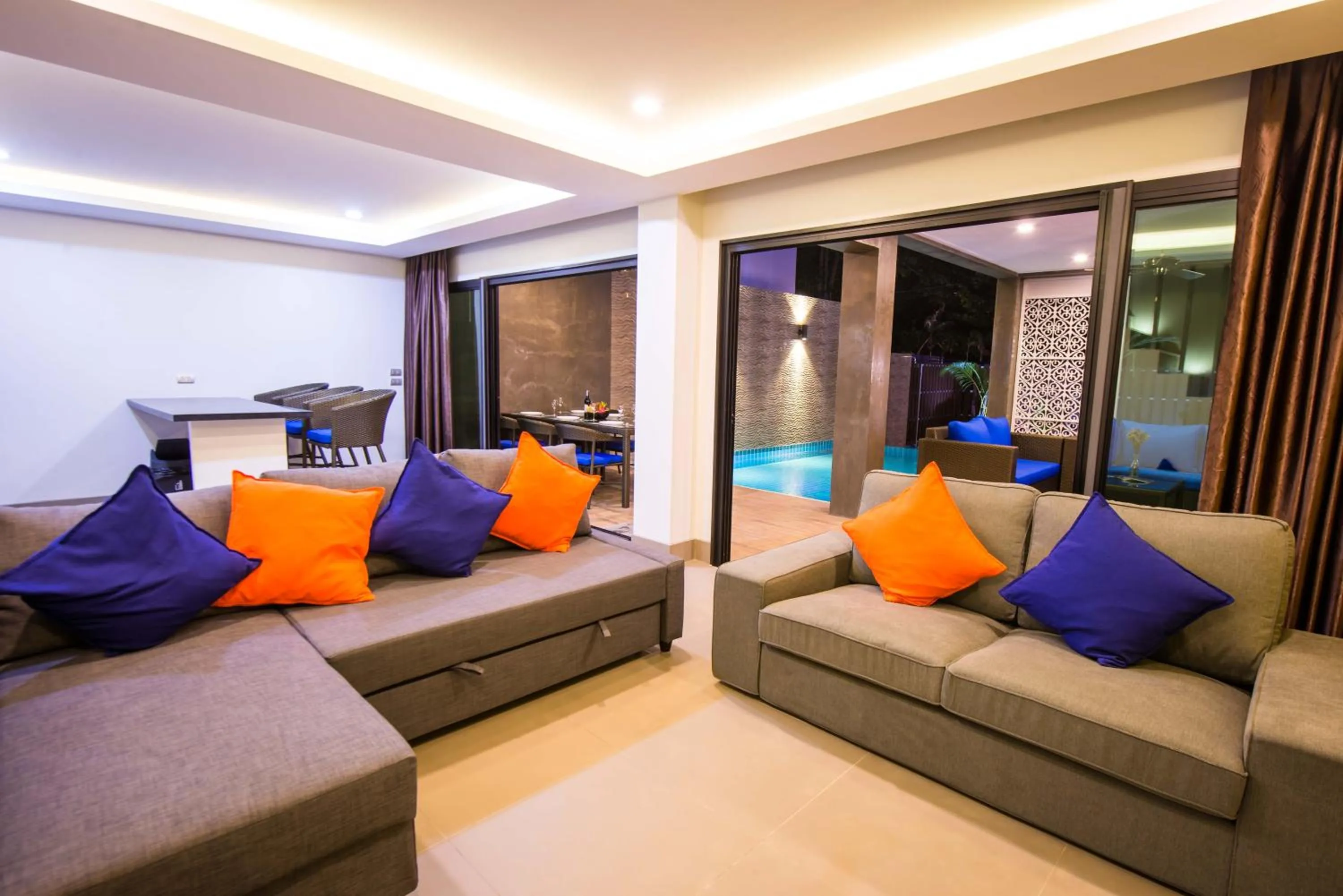 Living room in The Pearl Luxury Pool Villas