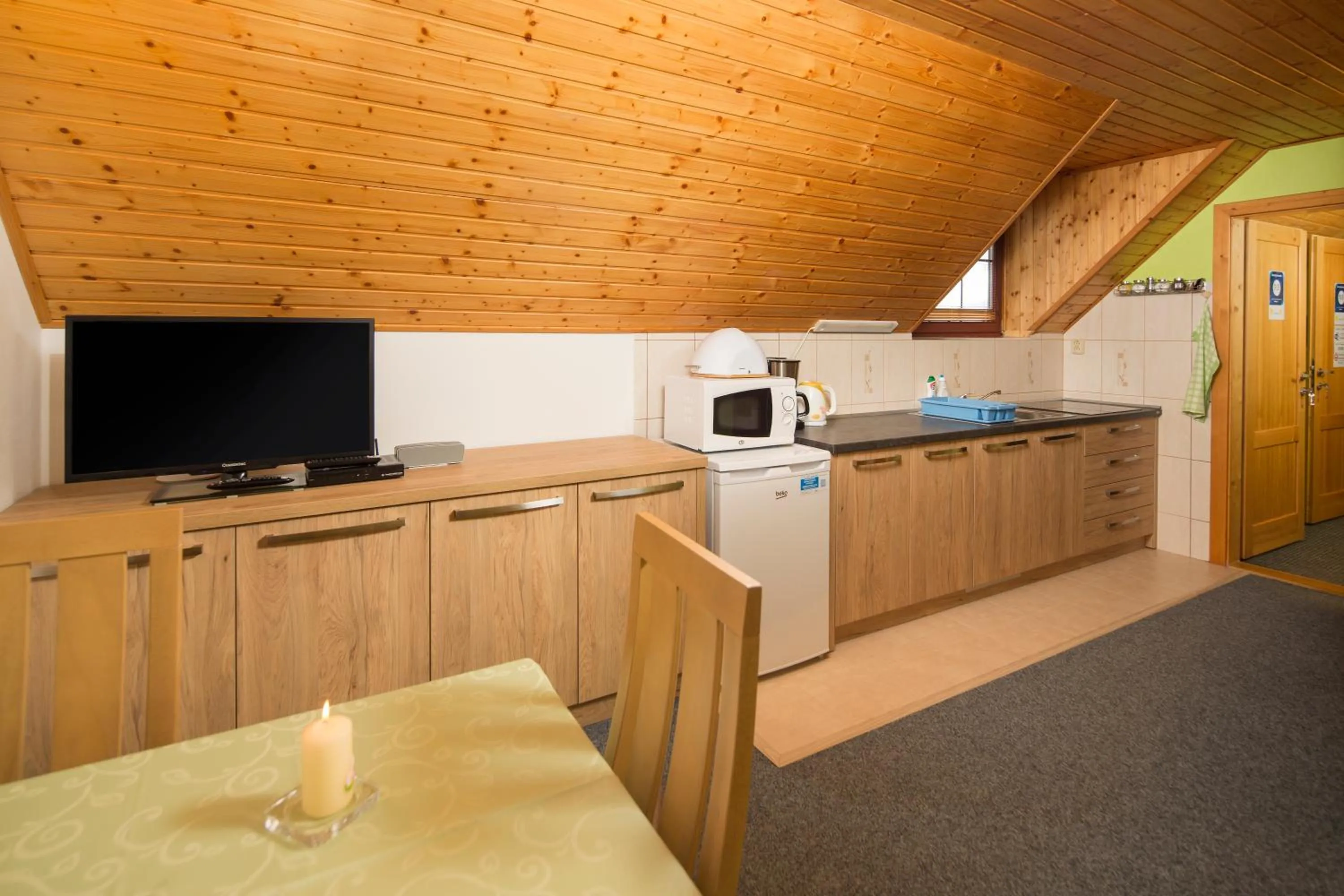 Kitchen or kitchenette in Ada Apartments