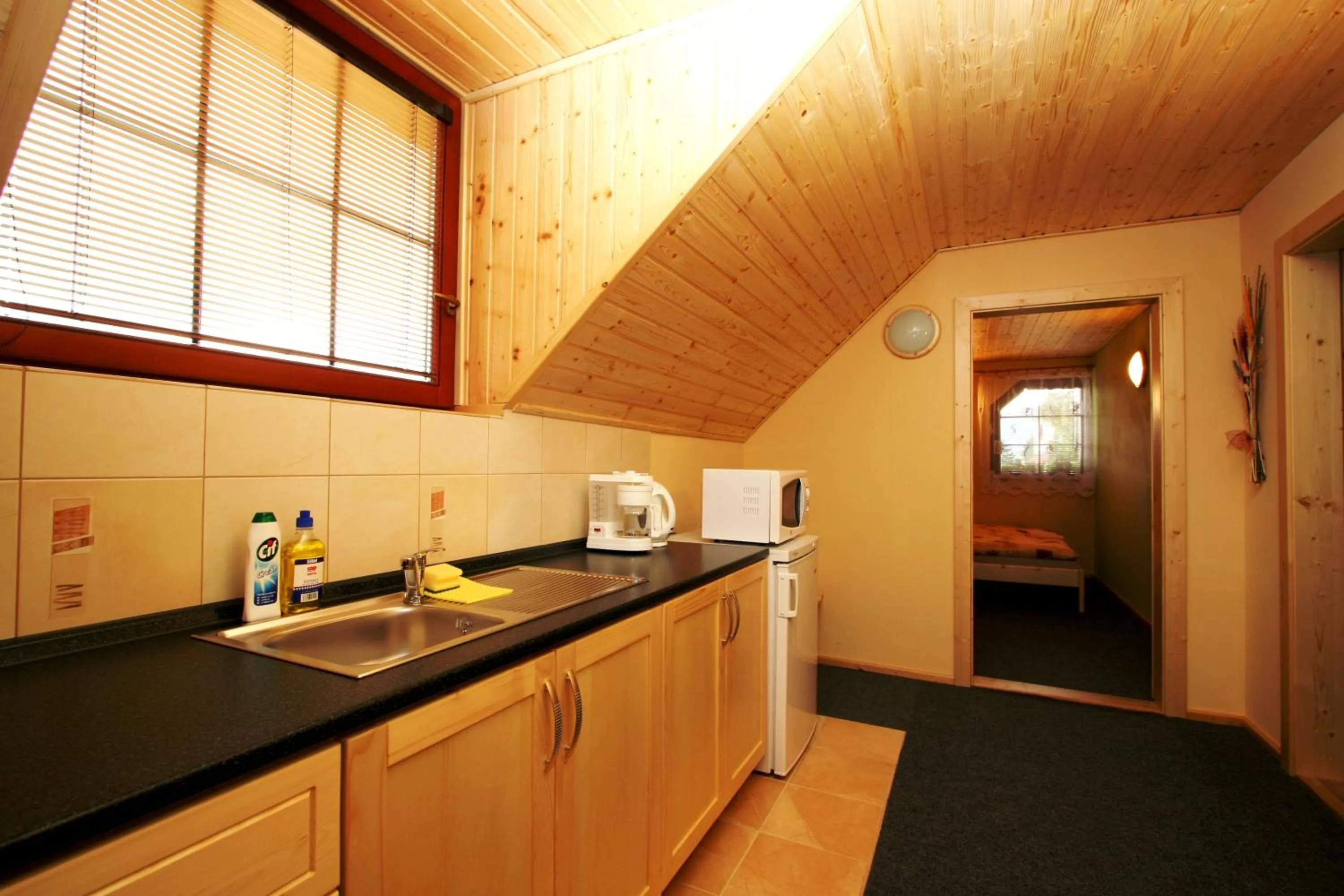 Kitchen or kitchenette in Ada Apartments