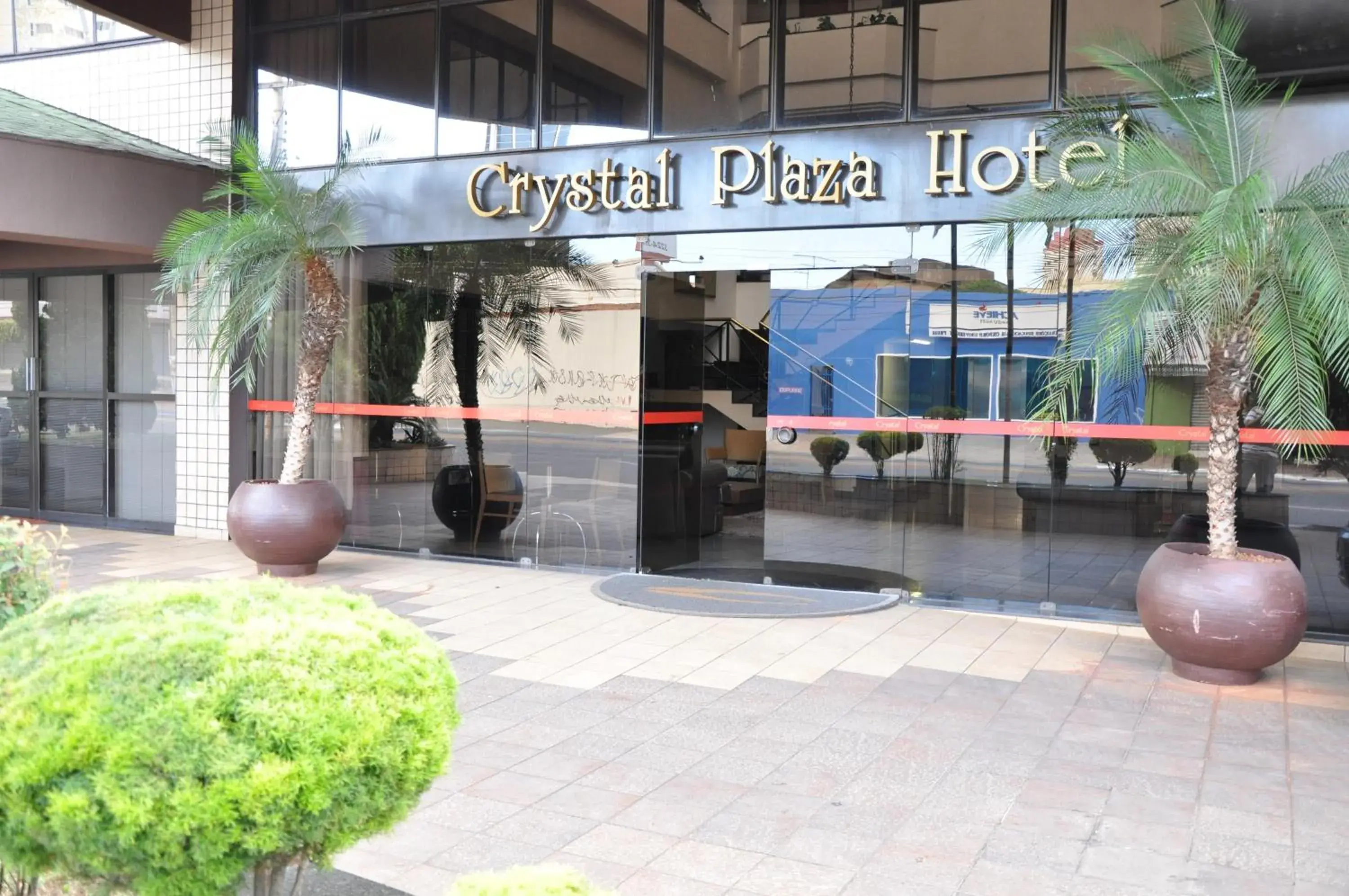 Facade/entrance in Crystal Plaza Hotel Facade/entrance in Crystal Plaza Hotel