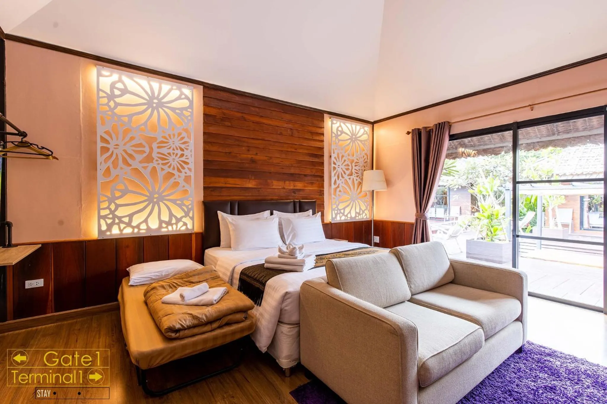 Bed in Naga Tara Boutique Resort