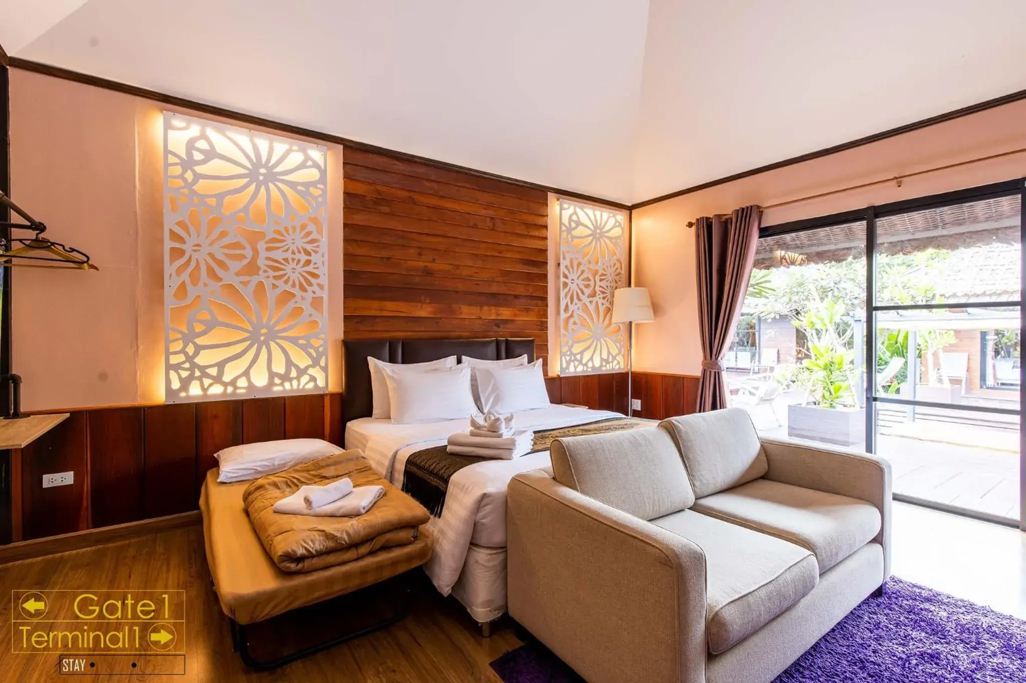 Bed in Naga Tara Boutique Resort Bed in Naga Tara Boutique Resort