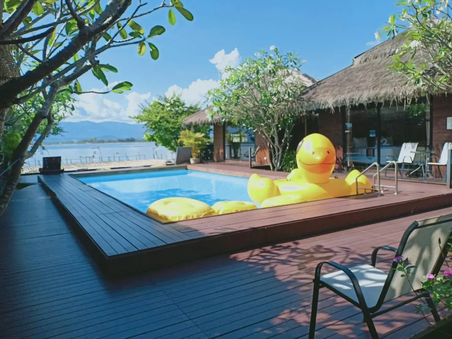 Pool view in Naga Tara Boutique Resort Pool view in Naga Tara Boutique Resort