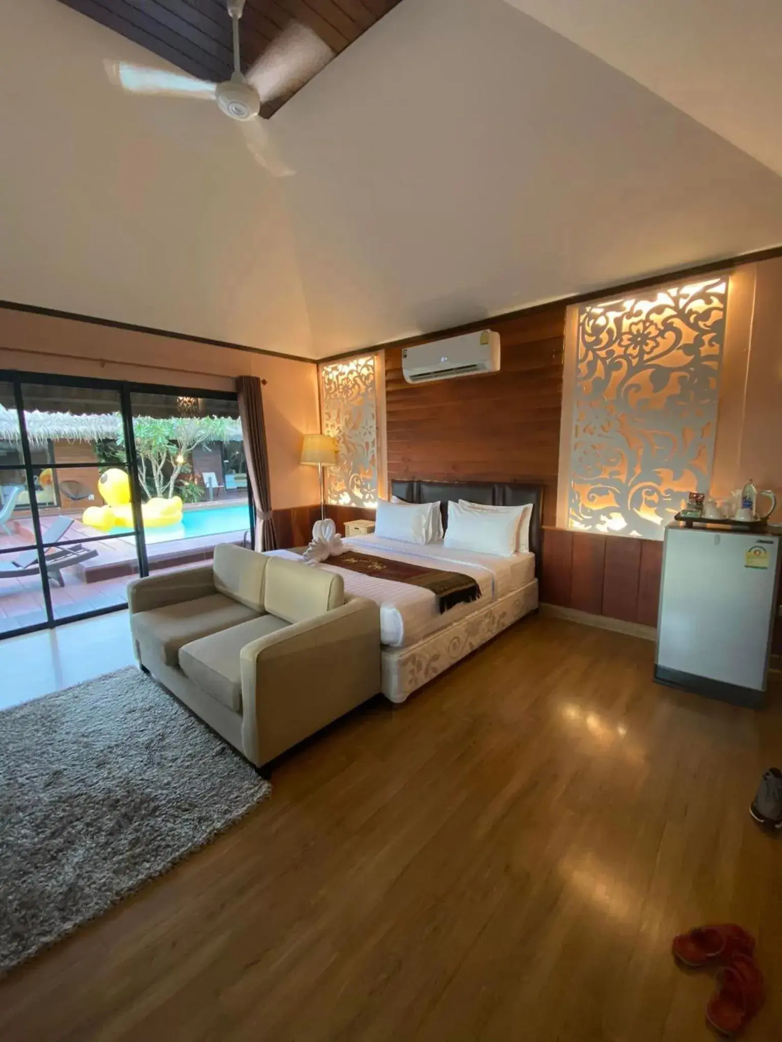 Bed in Naga Tara Boutique Resort Bed in Naga Tara Boutique Resort