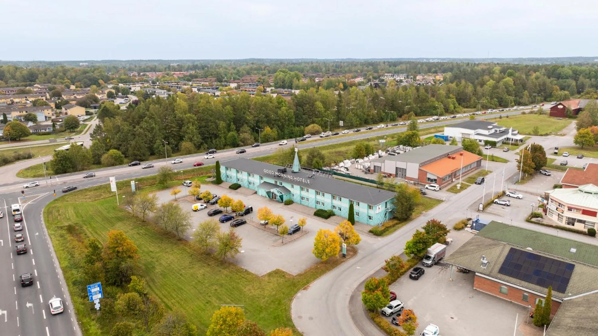 Bird's eye view in Good Morning Västerås