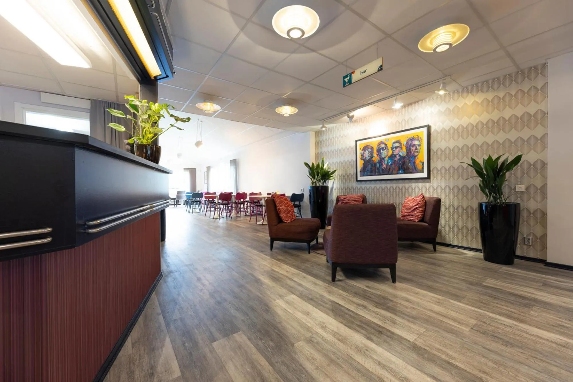 Lobby or reception in Good Morning Västerås