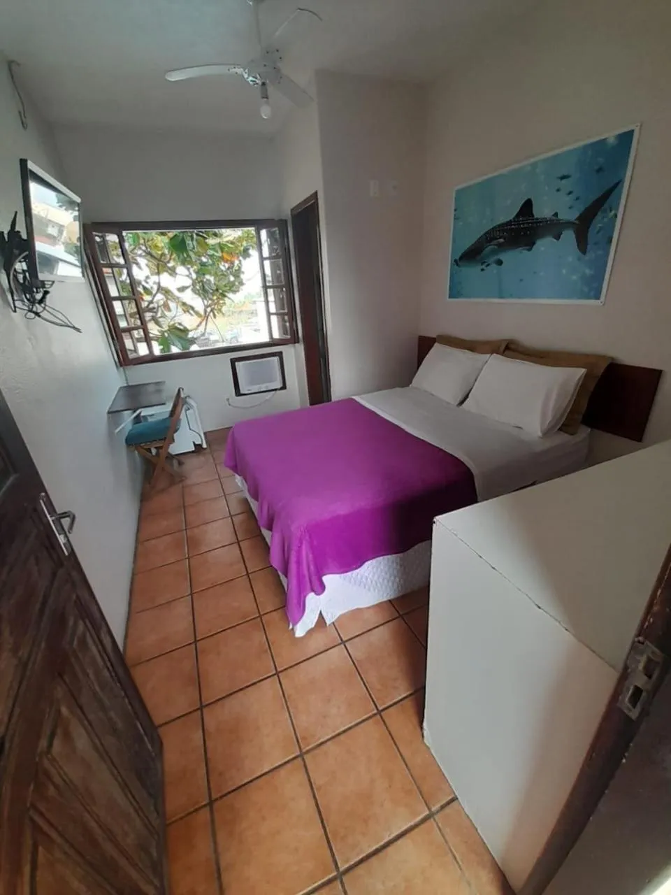 Bed in Pousada Água da Fonte