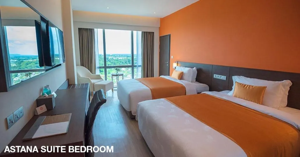 Photo of the whole room, Bed in Astana Wing - Riverside Majestic Hotel