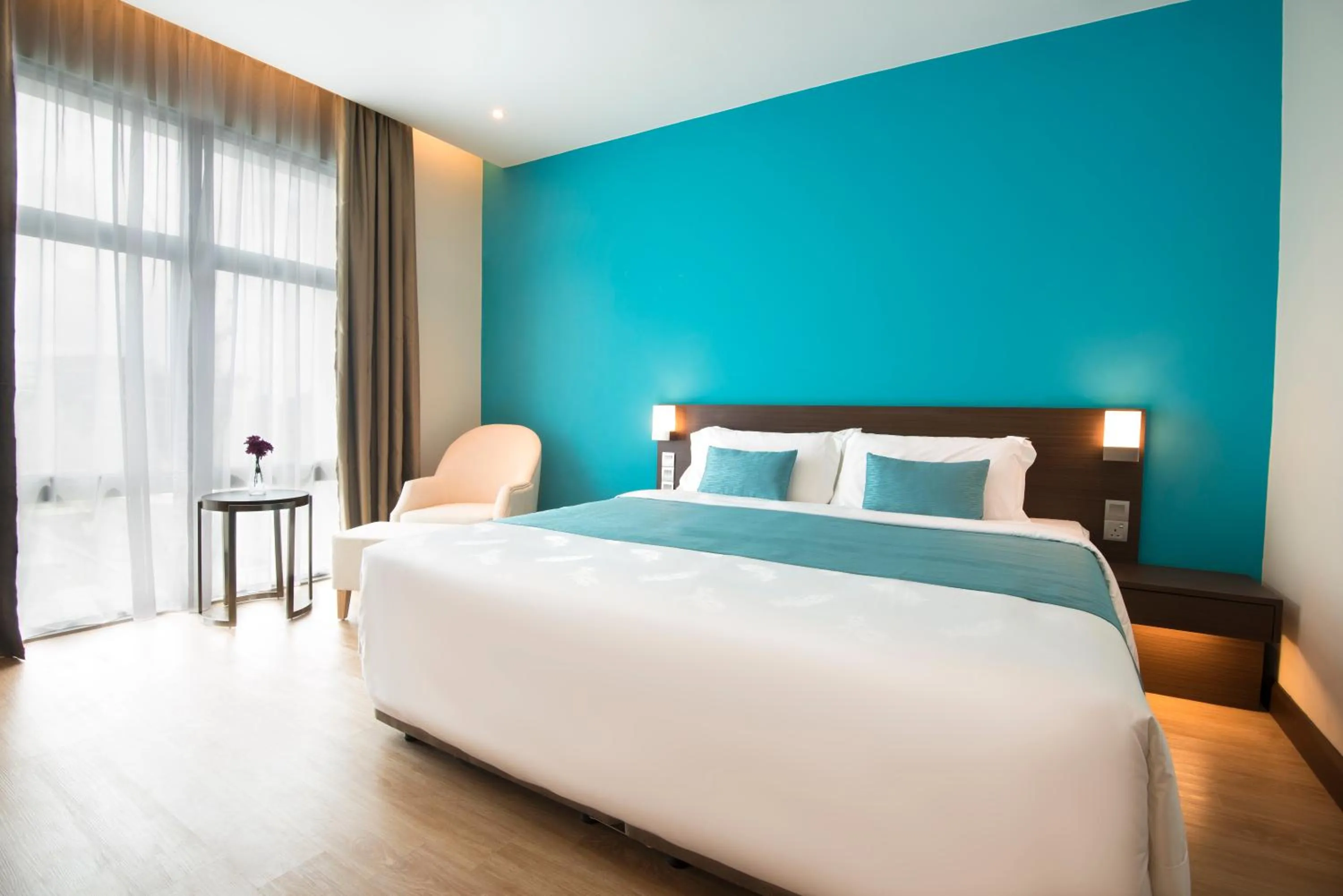 Bed in Astana Wing - Riverside Majestic Hotel