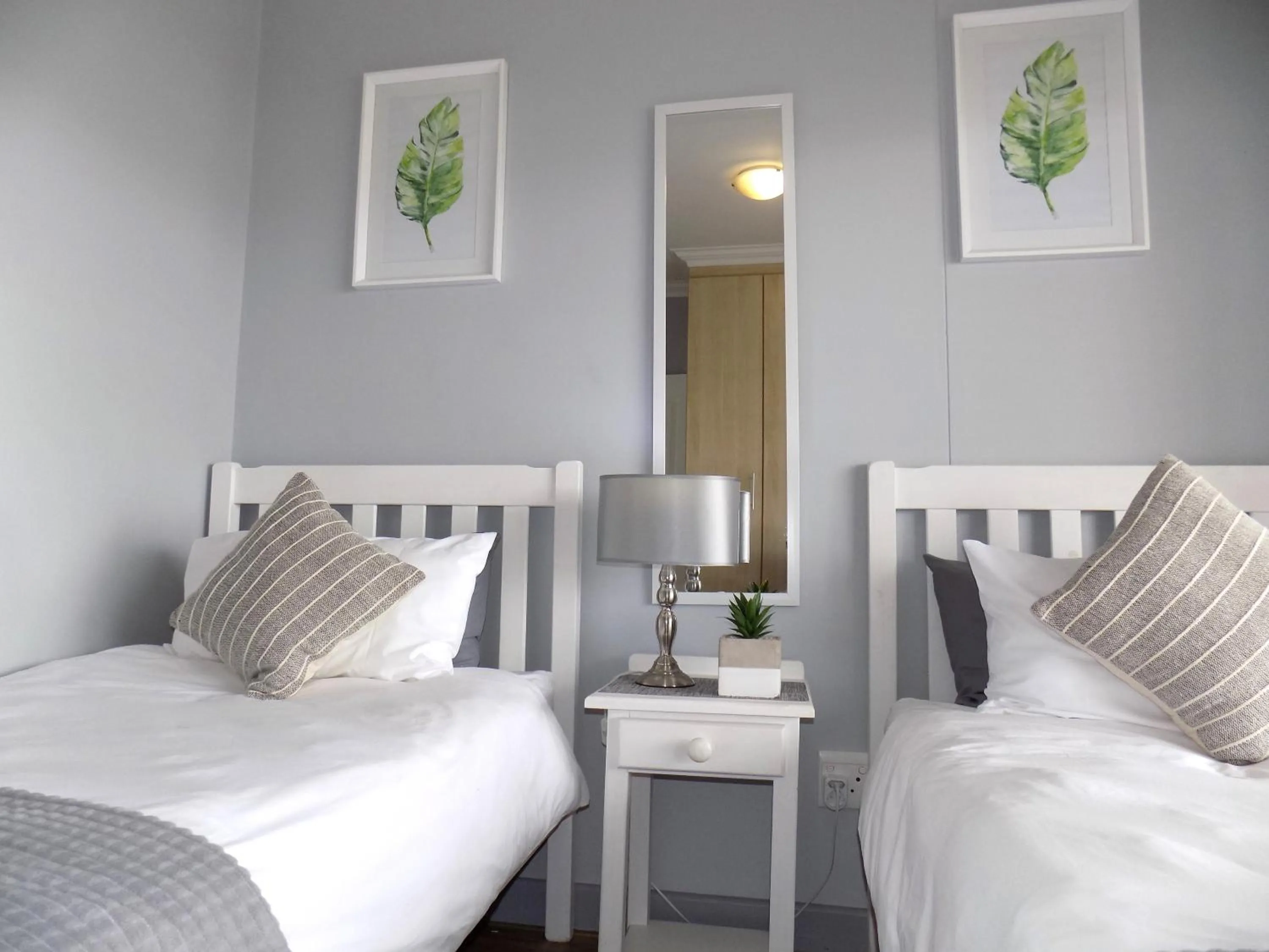 Bed in 2-bedroom Sea View Apartments