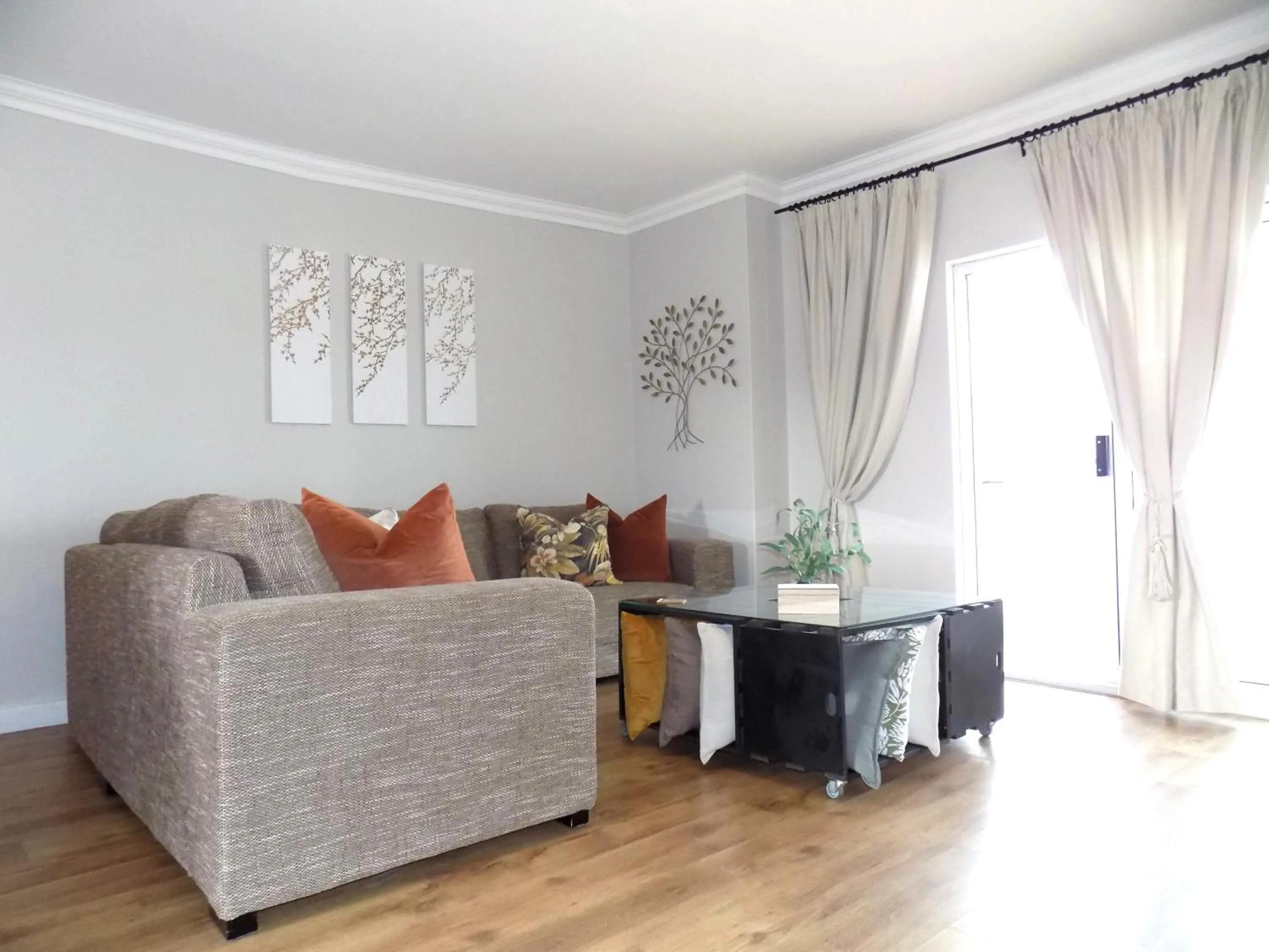 Living room in 2-bedroom Sea View Apartments