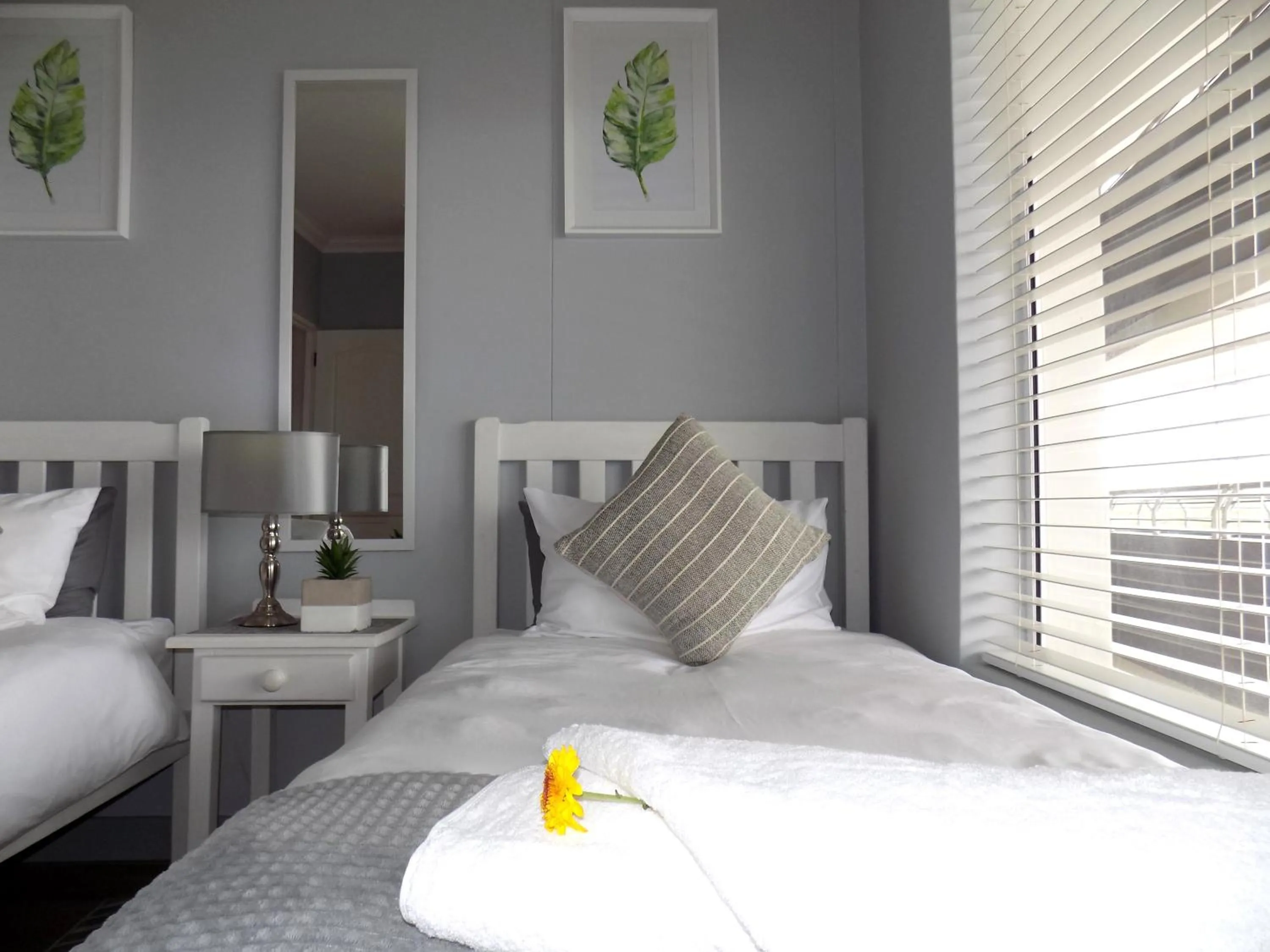 Bed in 2-bedroom Sea View Apartments