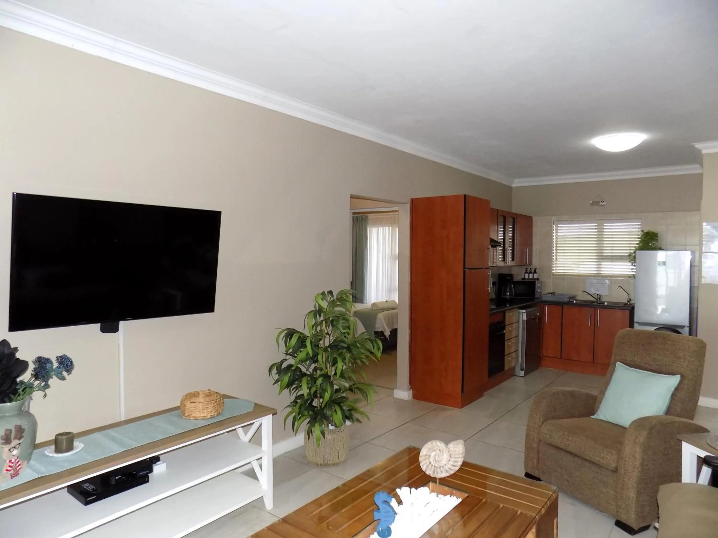 TV and multimedia in 2-bedroom Sea View Apartments