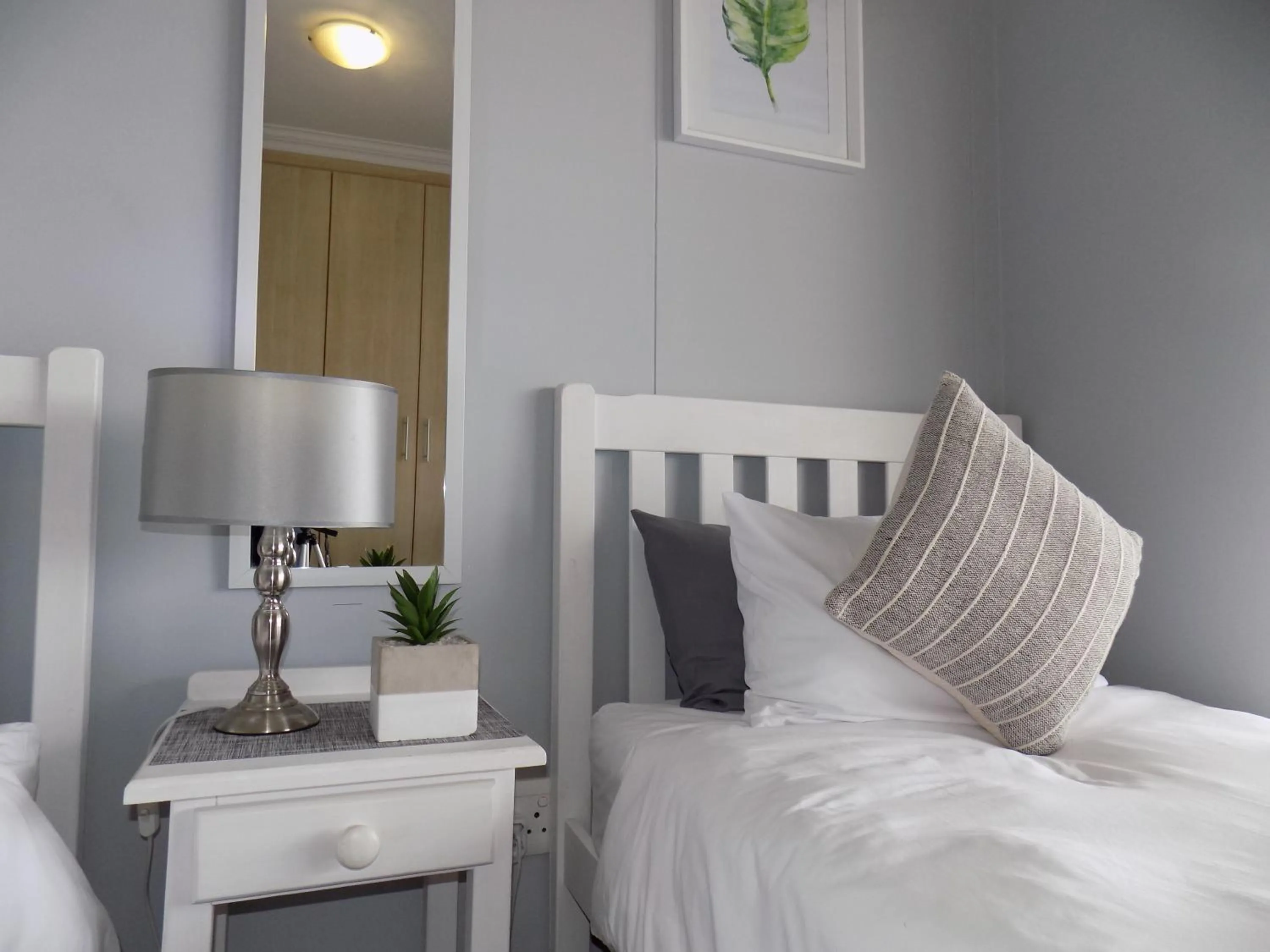 Bed in 2-bedroom Sea View Apartments