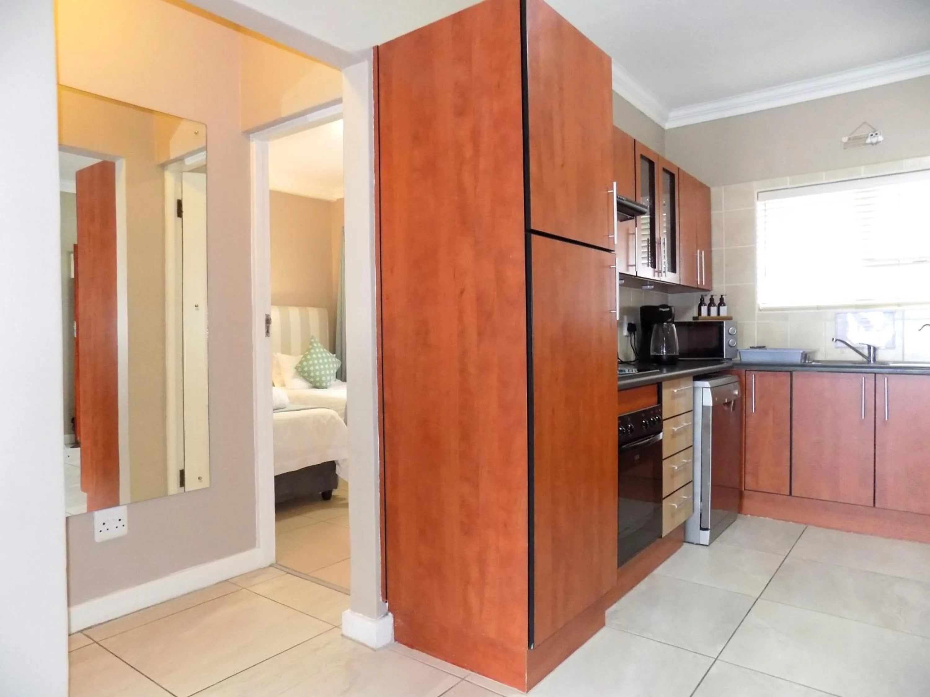 Bed in 2-bedroom Sea View Apartments