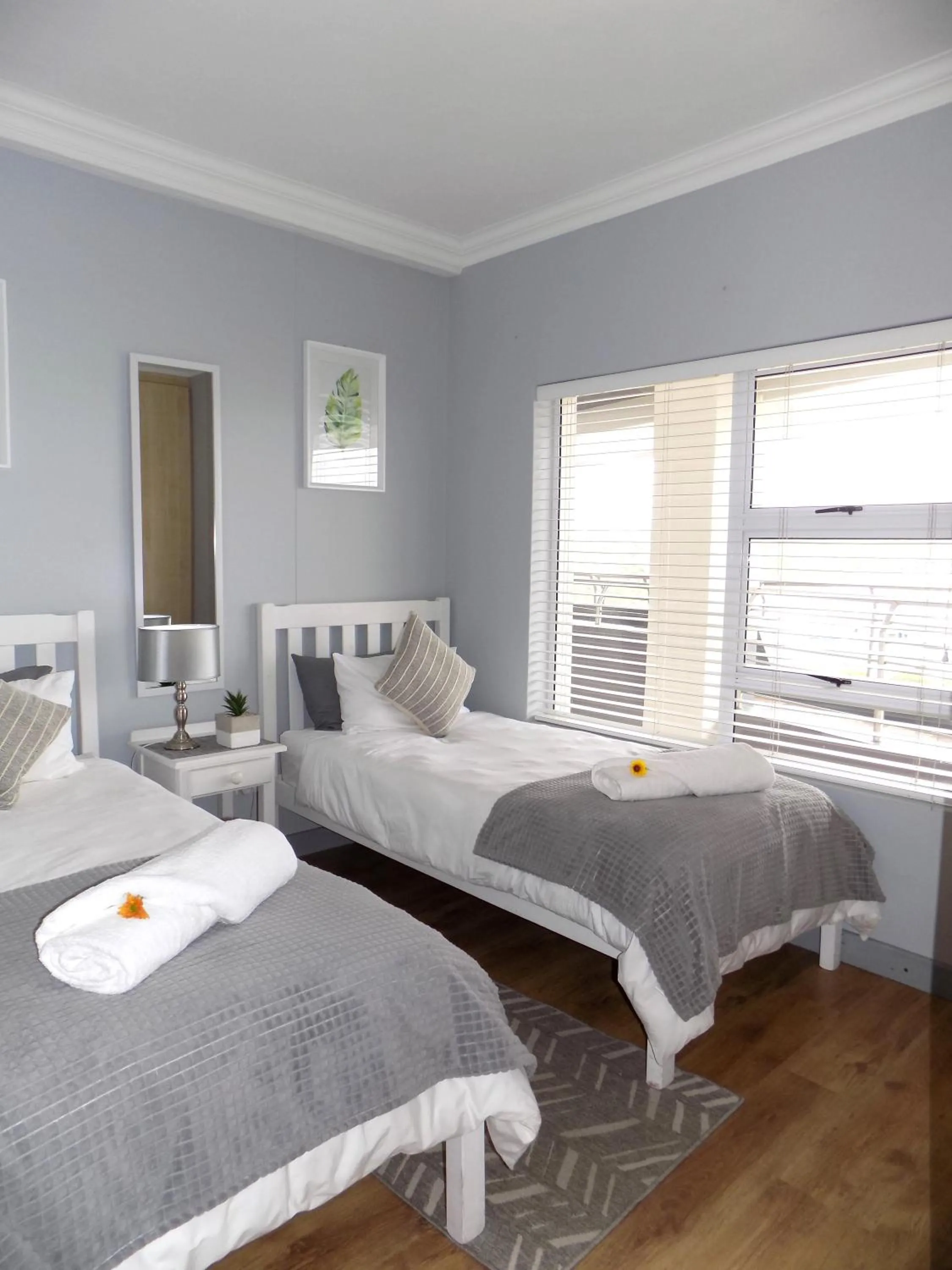 Bed in 2-bedroom Sea View Apartments
