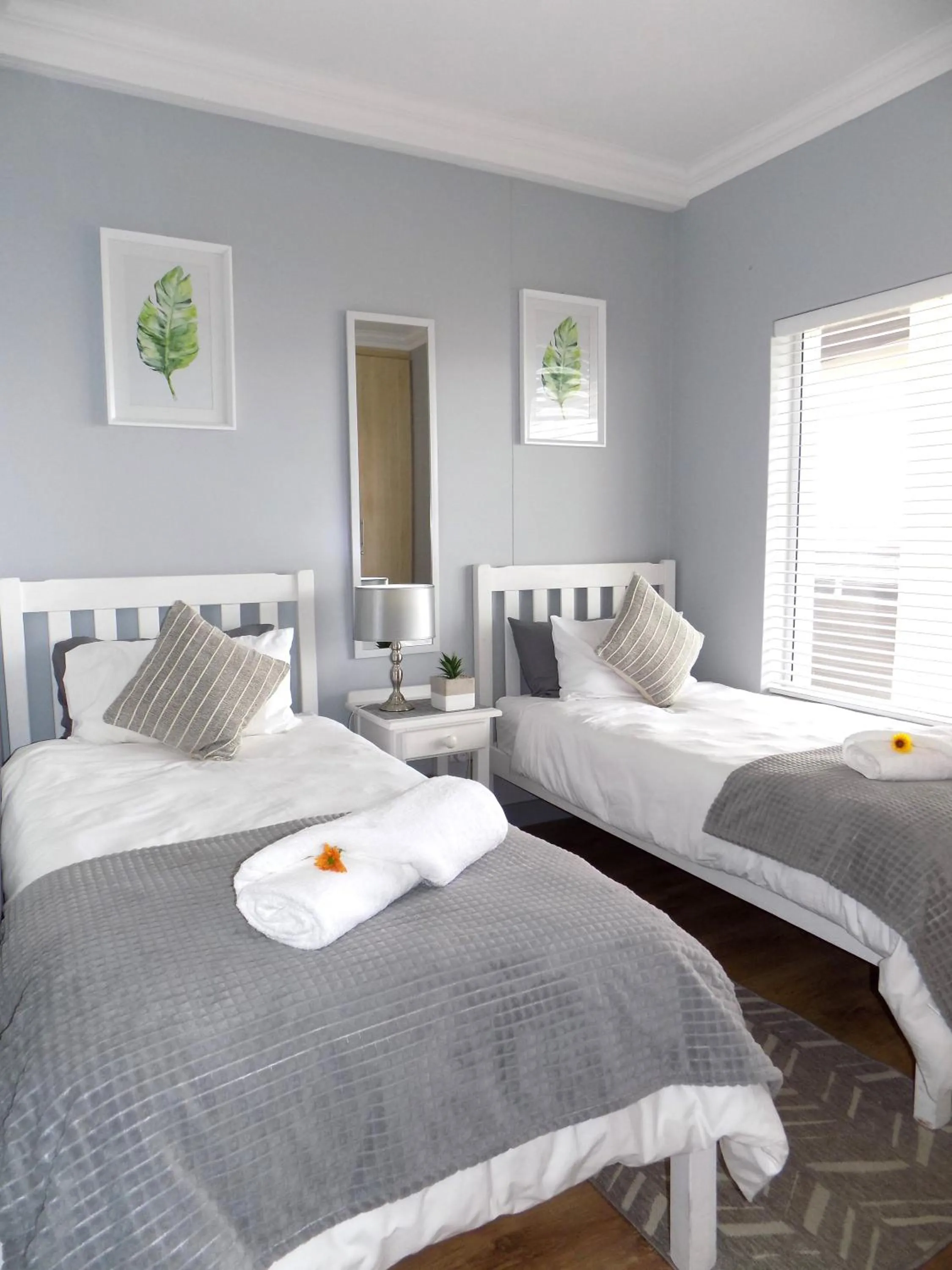 Bed in 2-bedroom Sea View Apartments