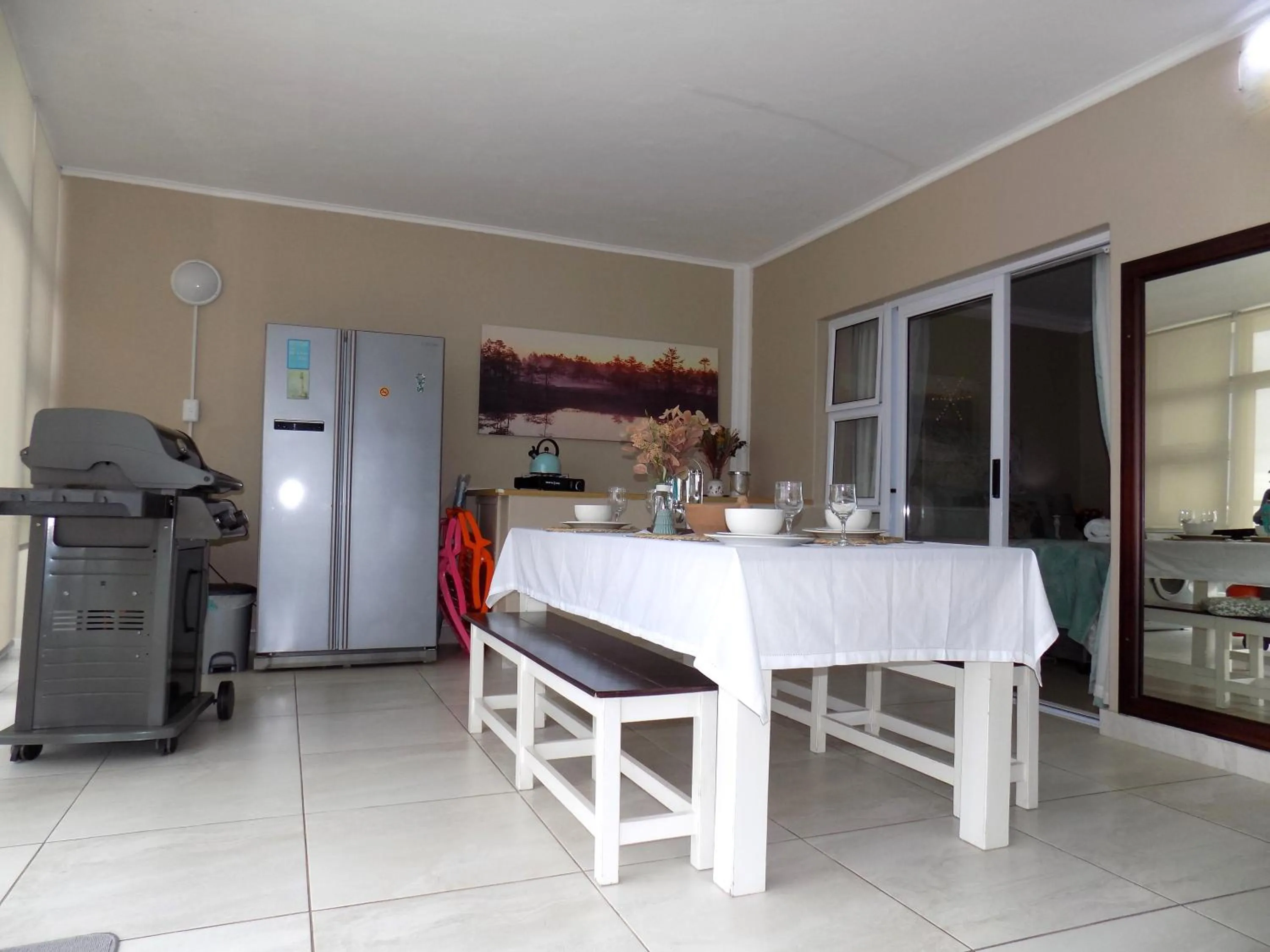 BBQ facilities in 2-bedroom Sea View Apartments