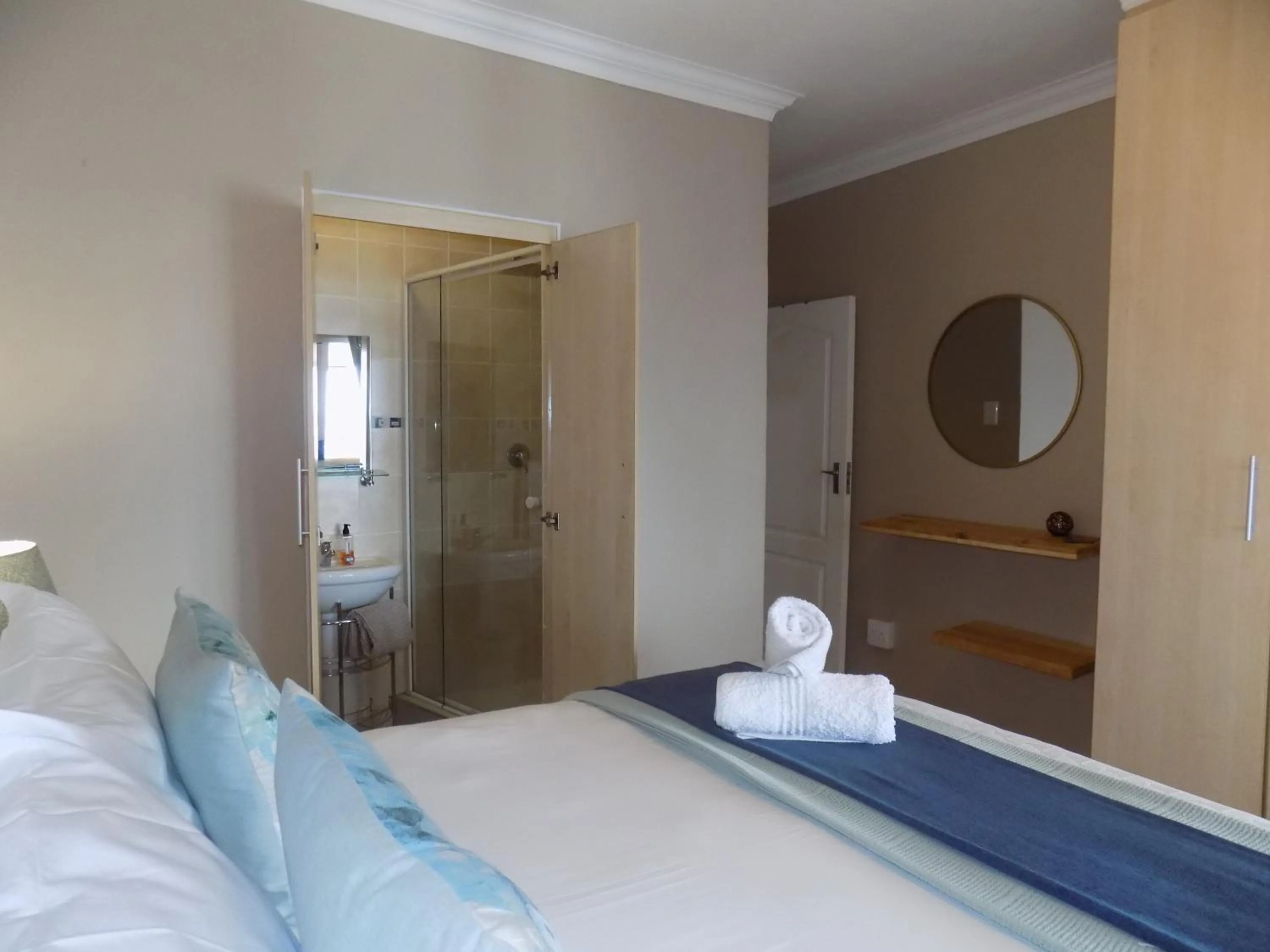 Bed in 2-bedroom Sea View Apartments