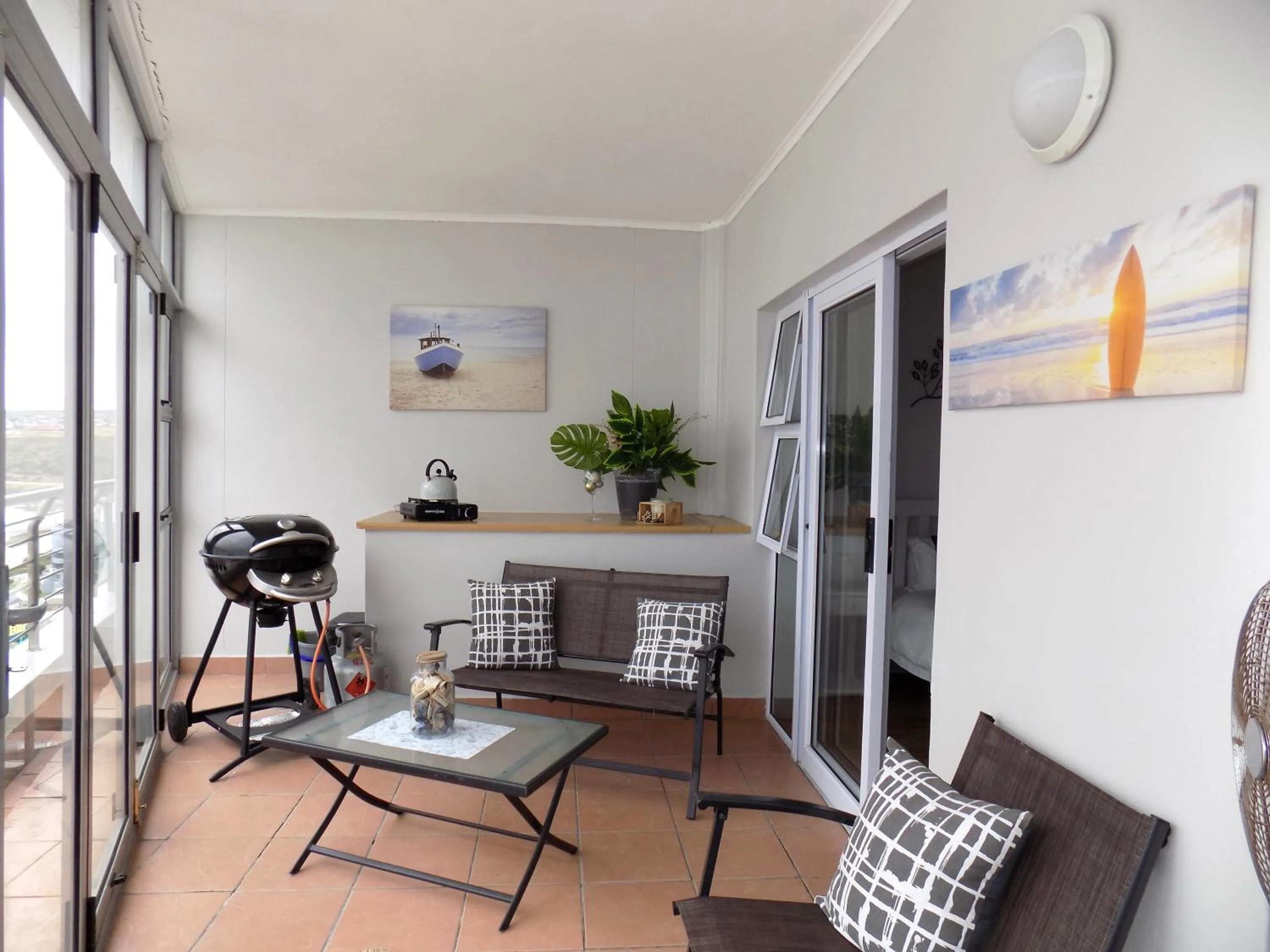 Patio in 2-bedroom Sea View Apartments
