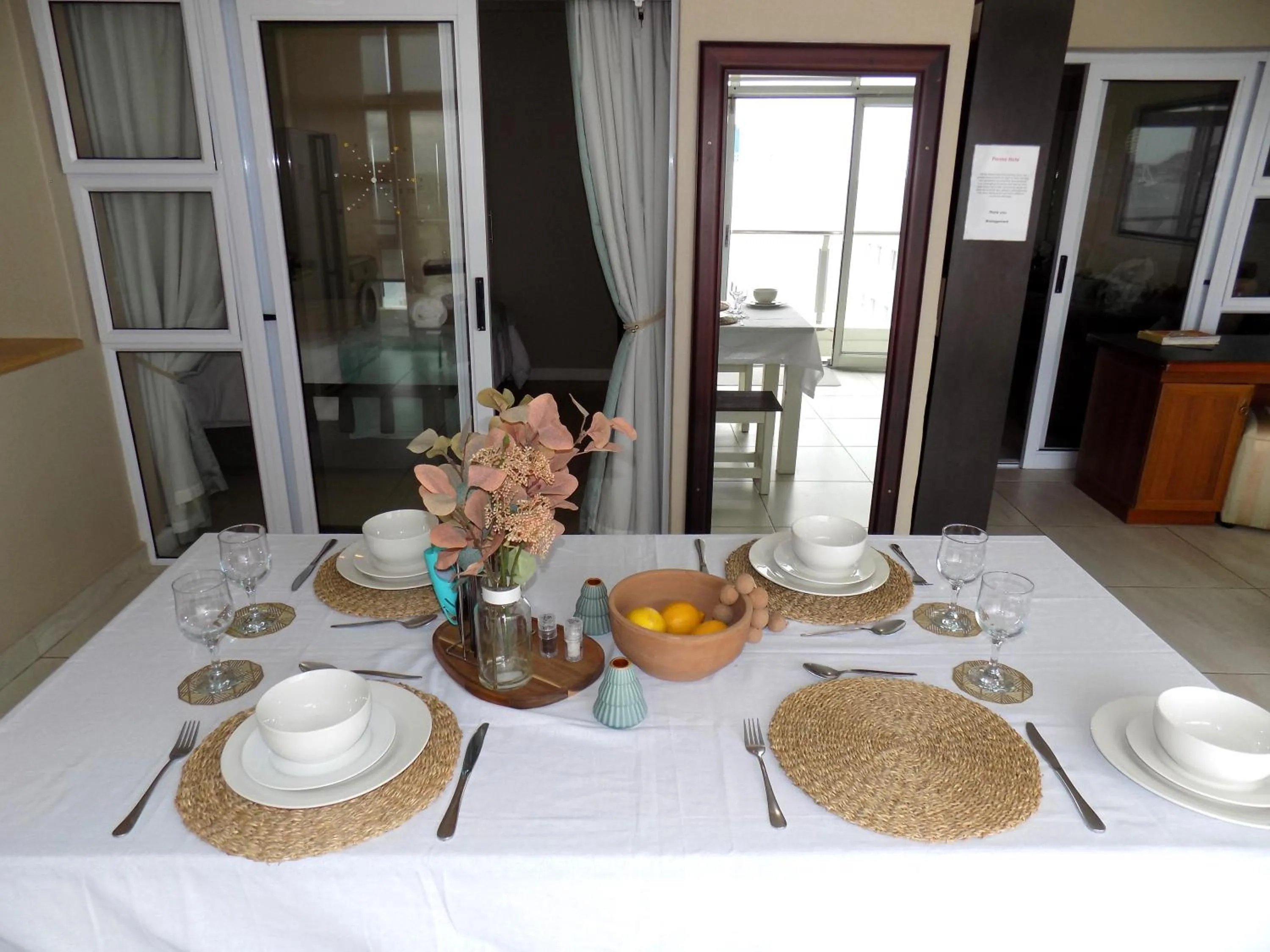 Food and drinks in 2-bedroom Sea View Apartments