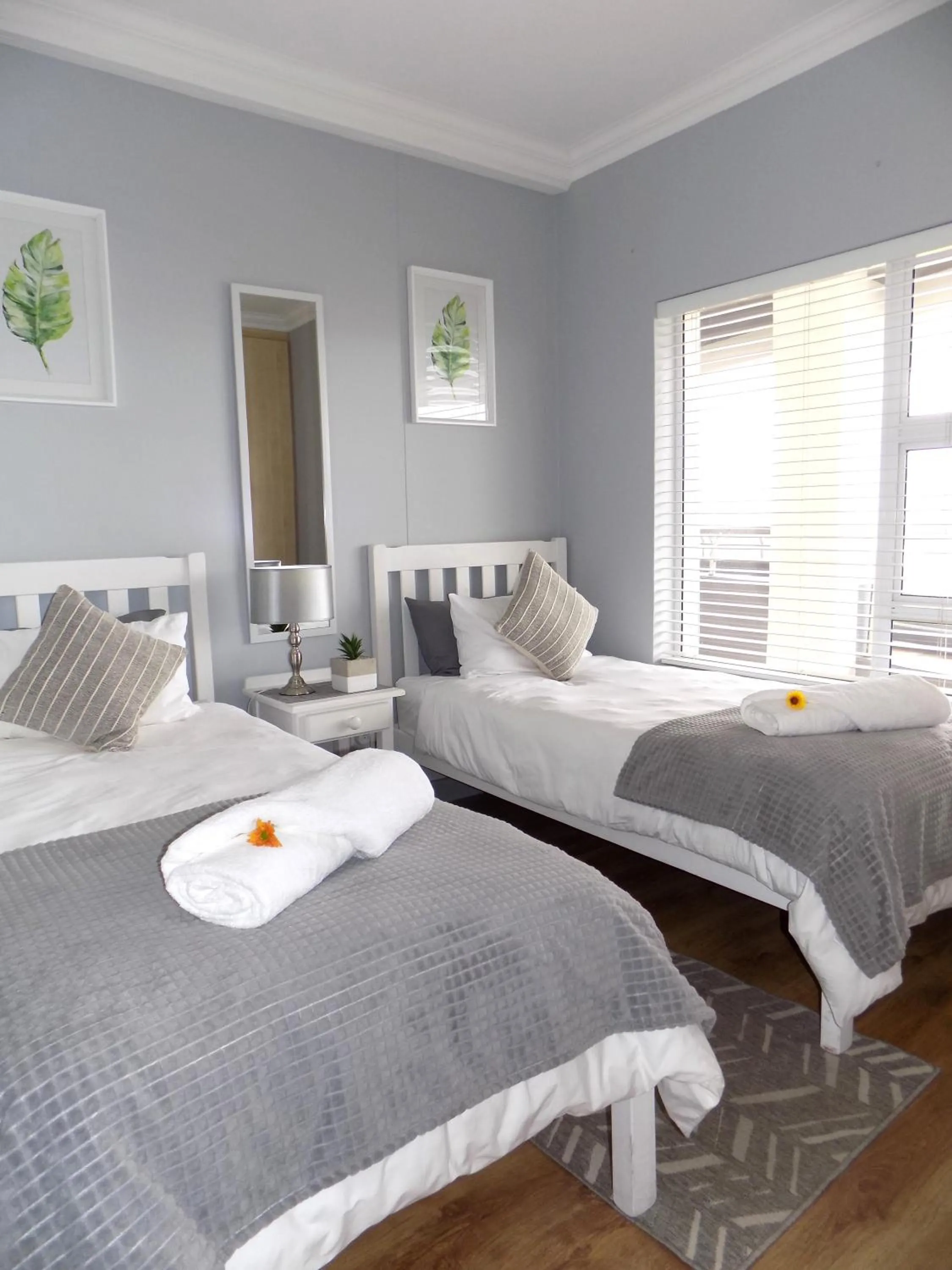 Bed in 2-bedroom Sea View Apartments