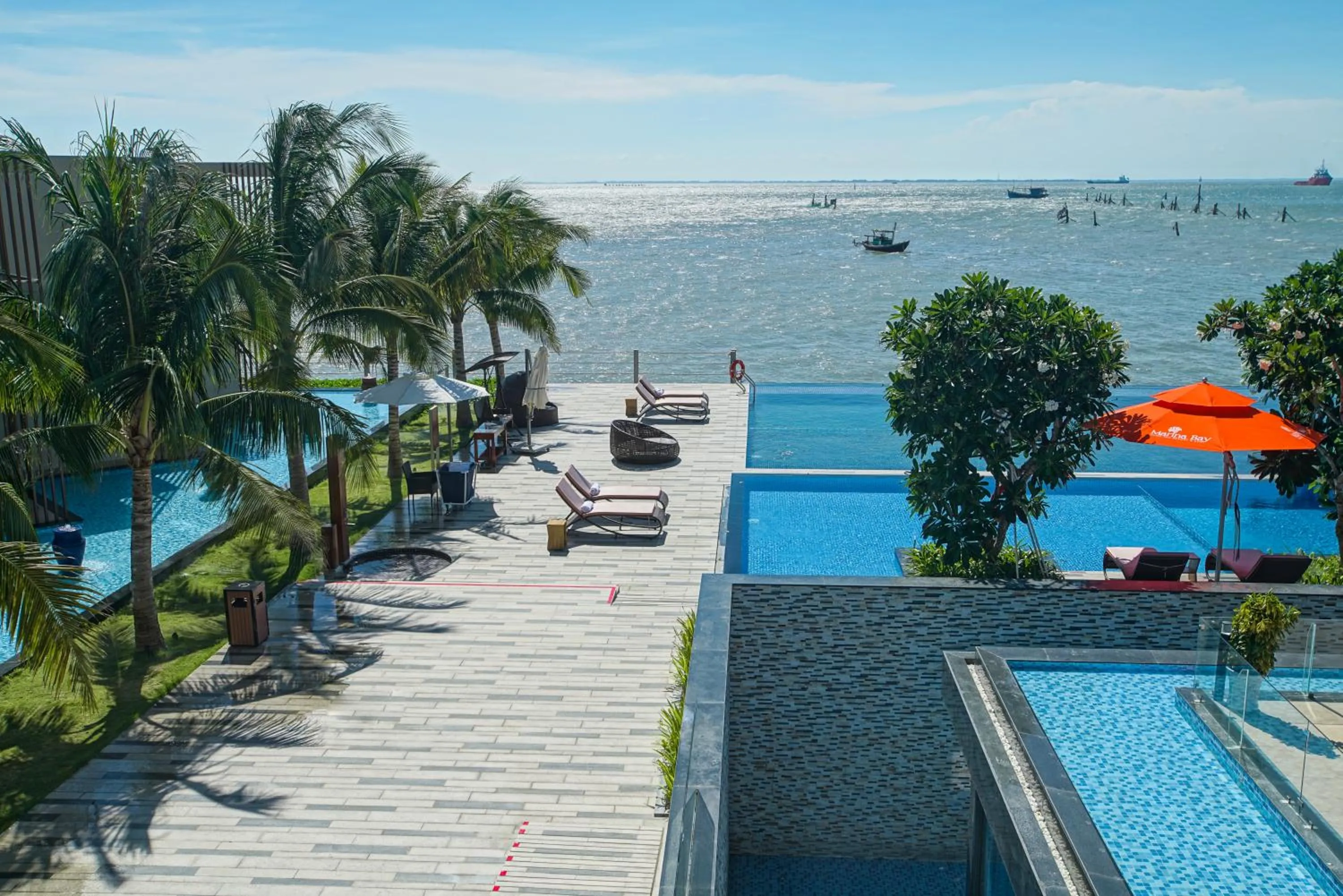 Swimming pool in Marina Bay Vung Tau Resort & Spa