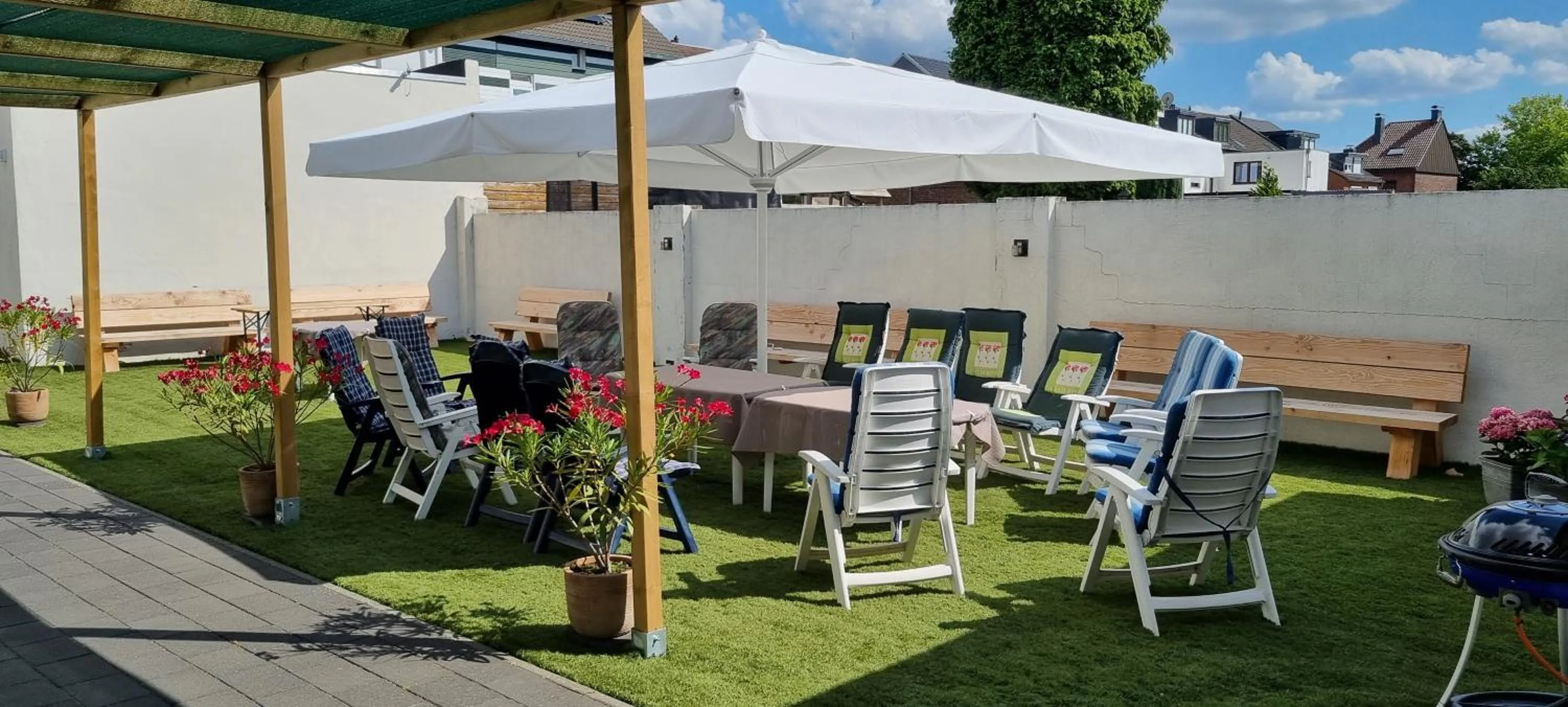 Garden in B&b Broodhuis Kerkrade