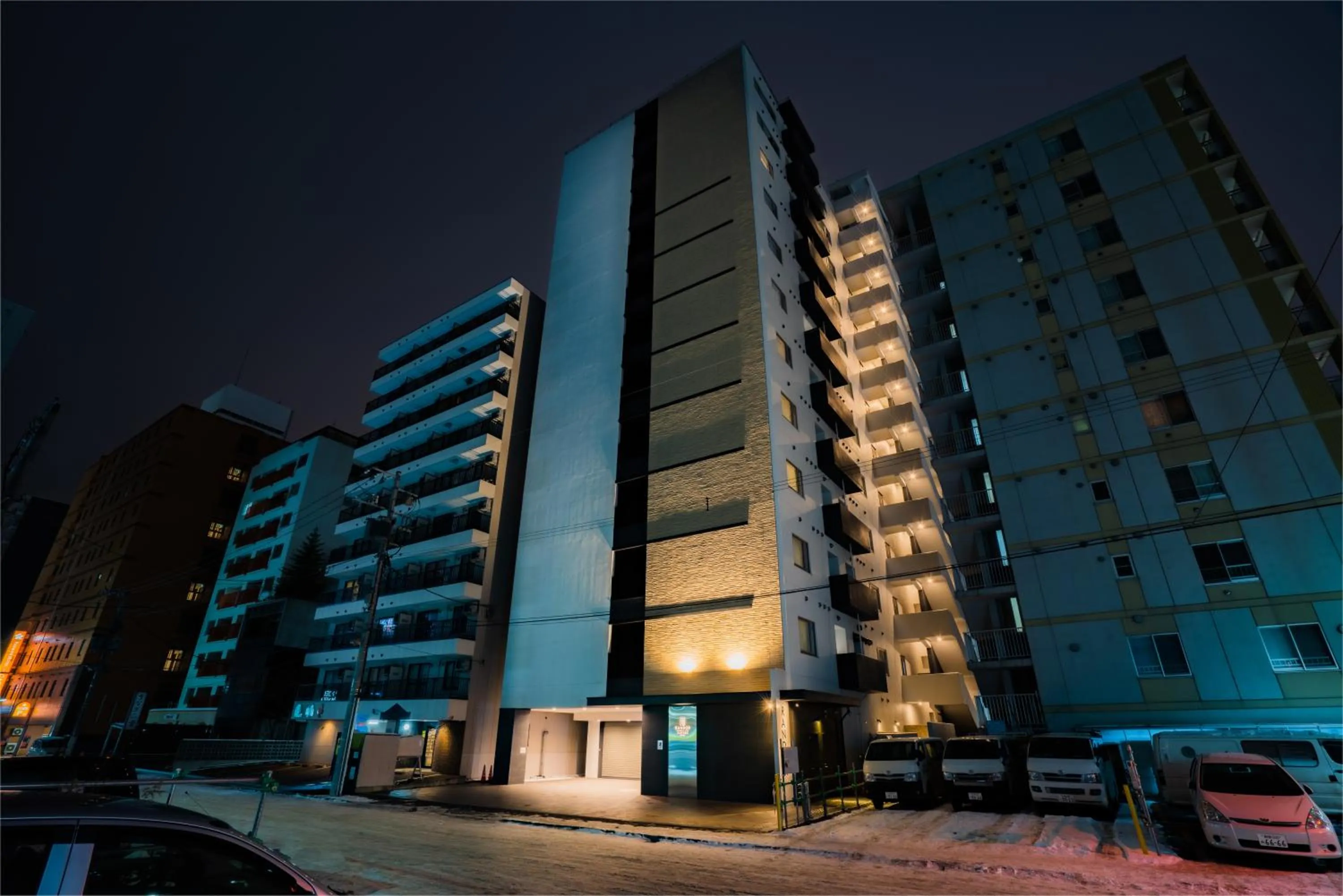 Property building in Randor Hotel Sapporo Suites