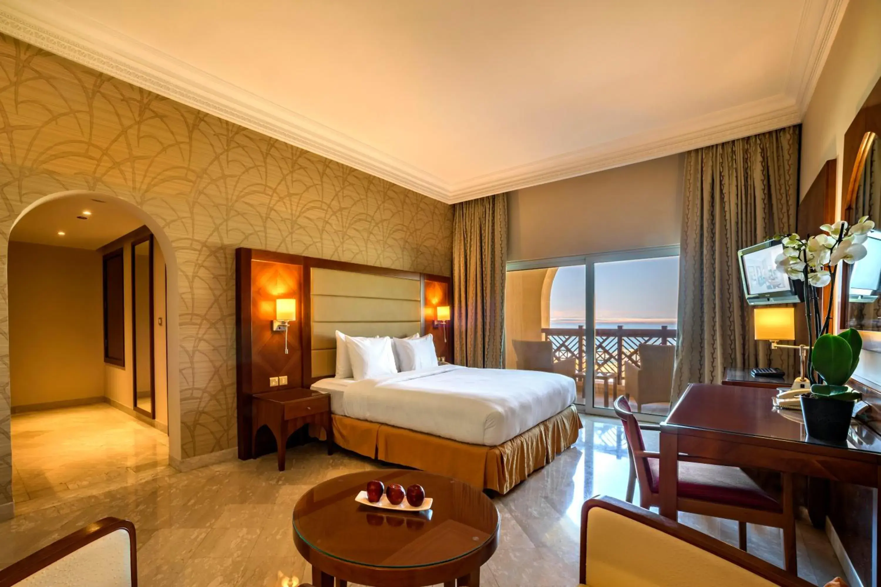Premium Room with Two Twin and One King Bed in Crowne Plaza Jordan Dead Sea Resort & Spa by IHG Premium Room with Two Twin and One King Bed in Crowne Plaza Jordan Dead Sea Resort & Spa by IHG