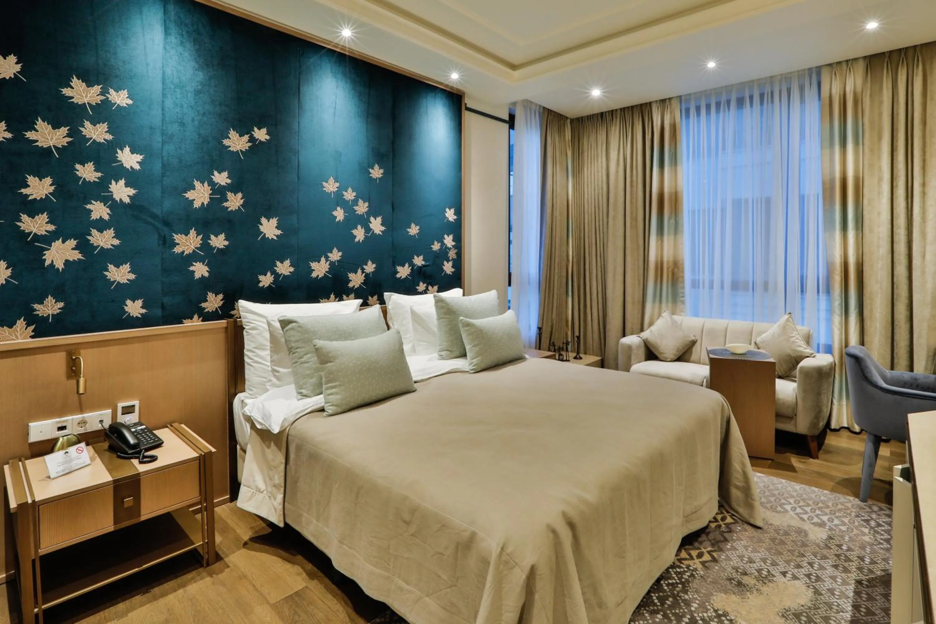 Bed in Dreamland Golf Hotel Baku