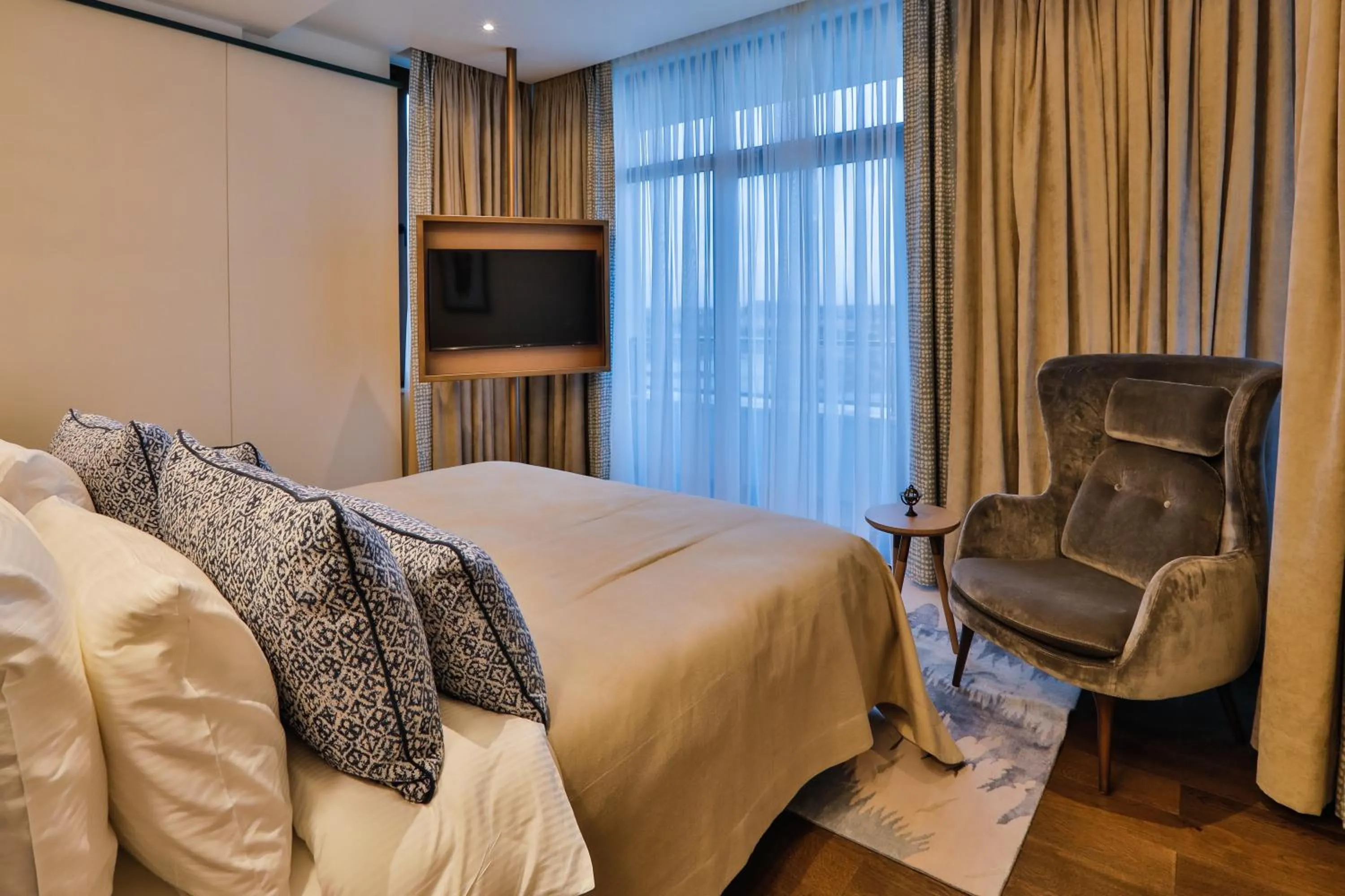 Bed in Dreamland Golf Hotel Baku