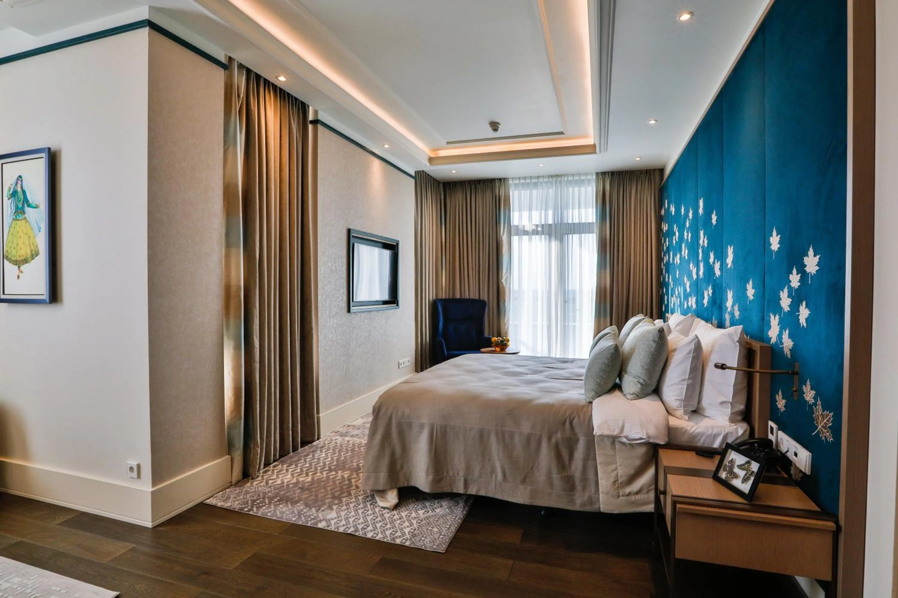 Bed in Dreamland Golf Hotel Baku