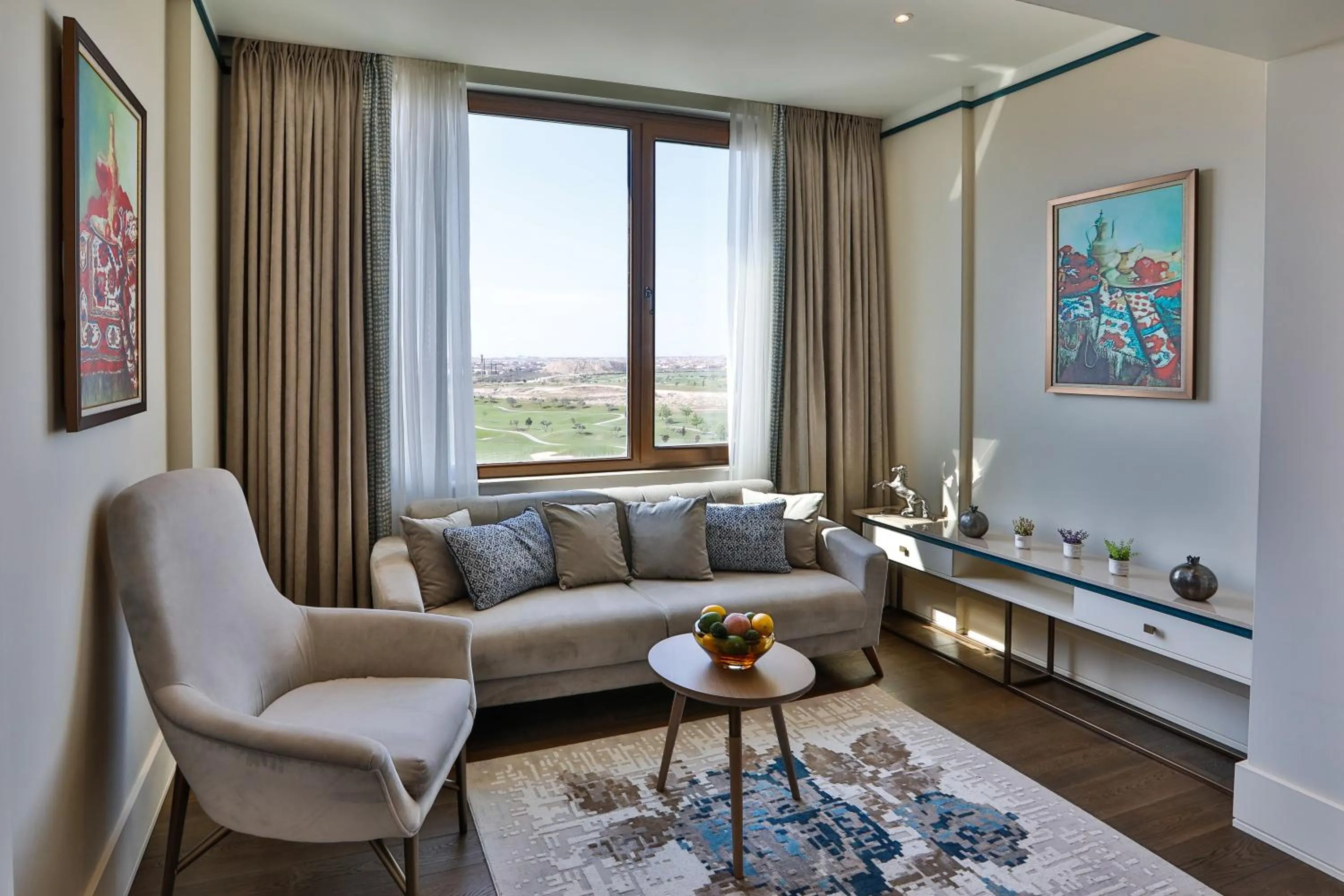 Living room in Dreamland Golf Hotel Baku