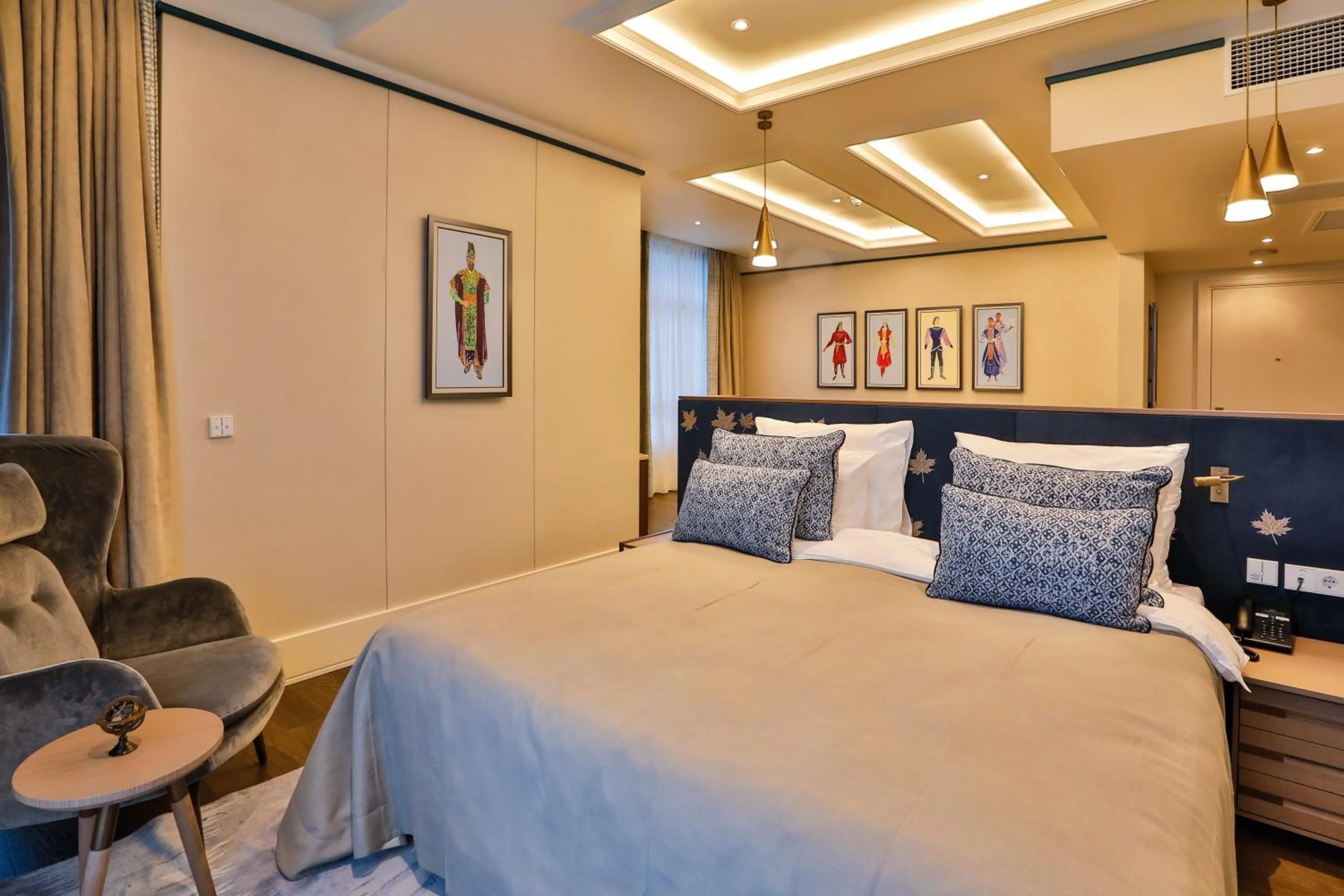 Bed in Dreamland Golf Hotel Baku