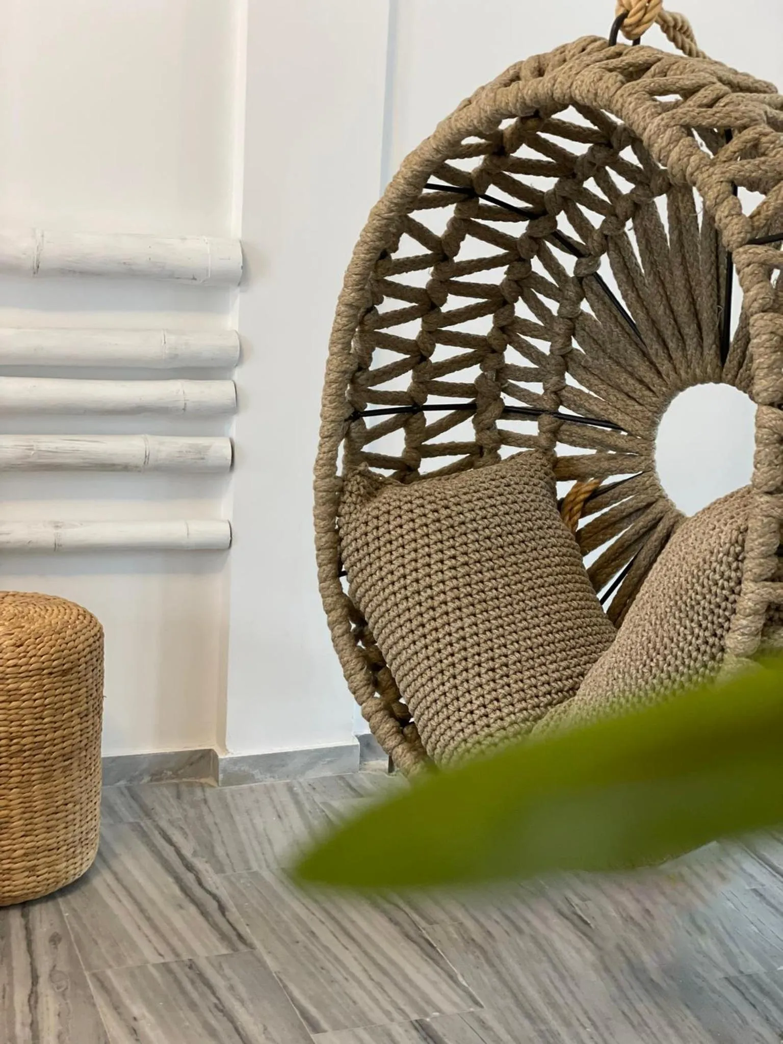 Living room in Hermoso Luxury Suites