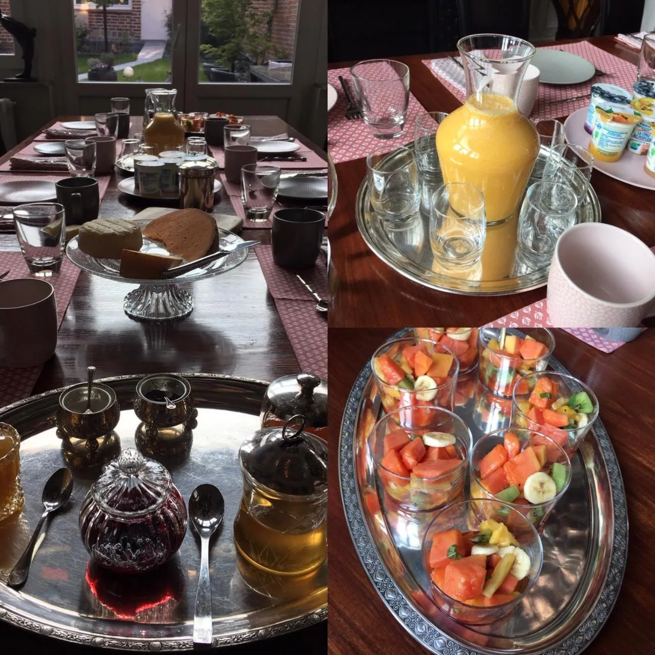 Continental breakfast in LES CHAMBRES D'HOTES DU PALAIS