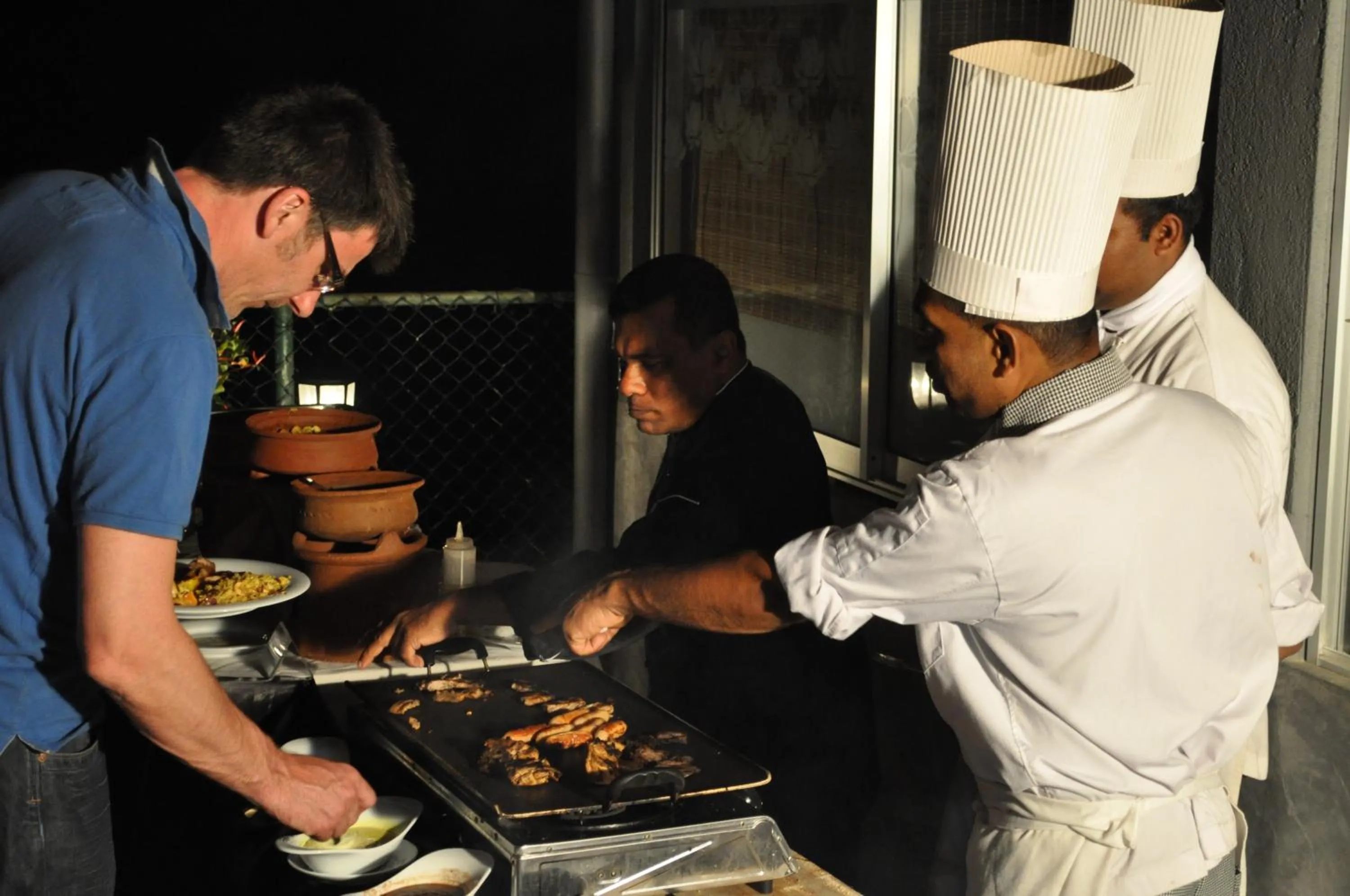 BBQ facilities in Amaara Sky Hotel Kandy