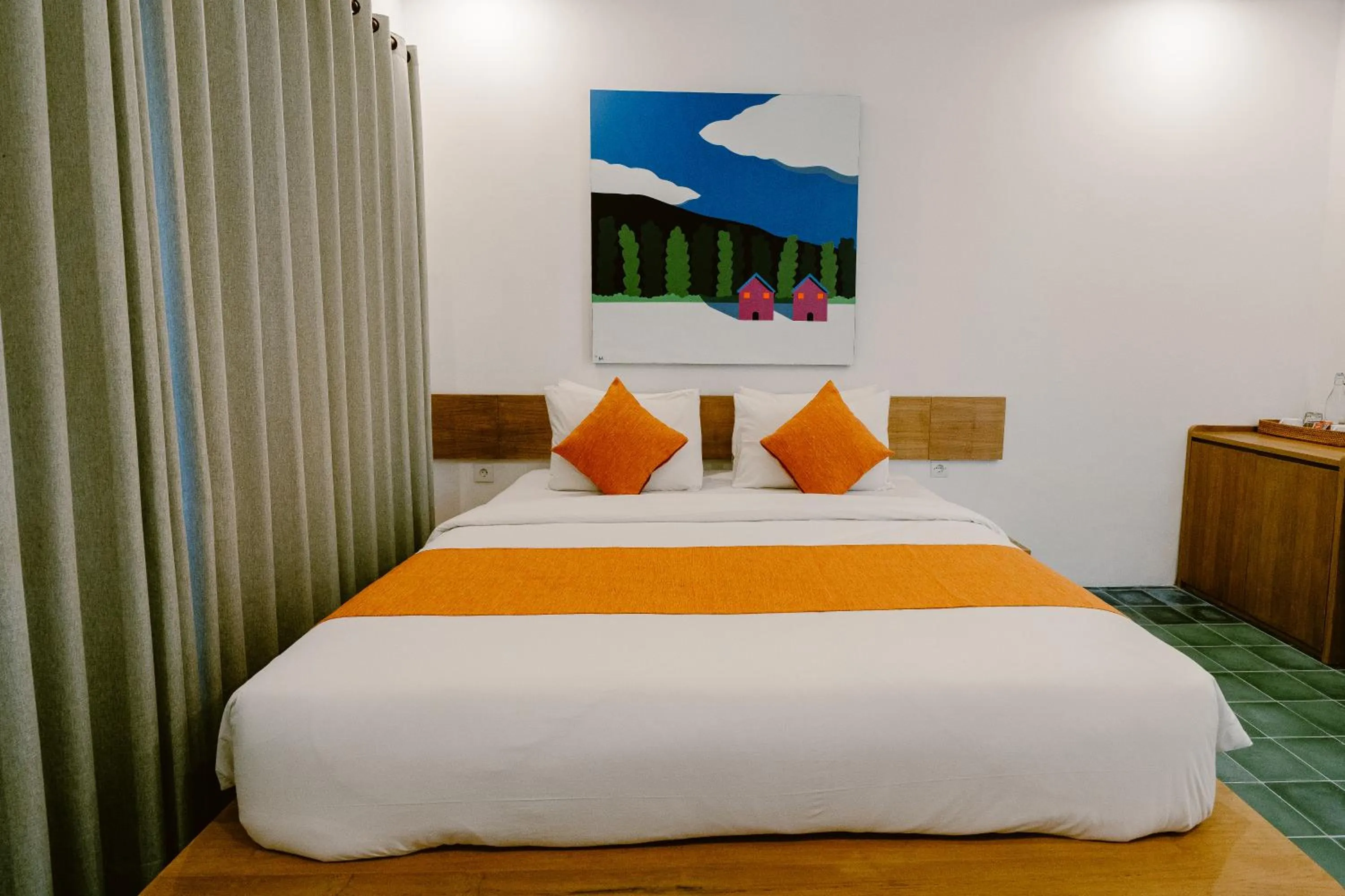 Bed in Brown Feather Hotel