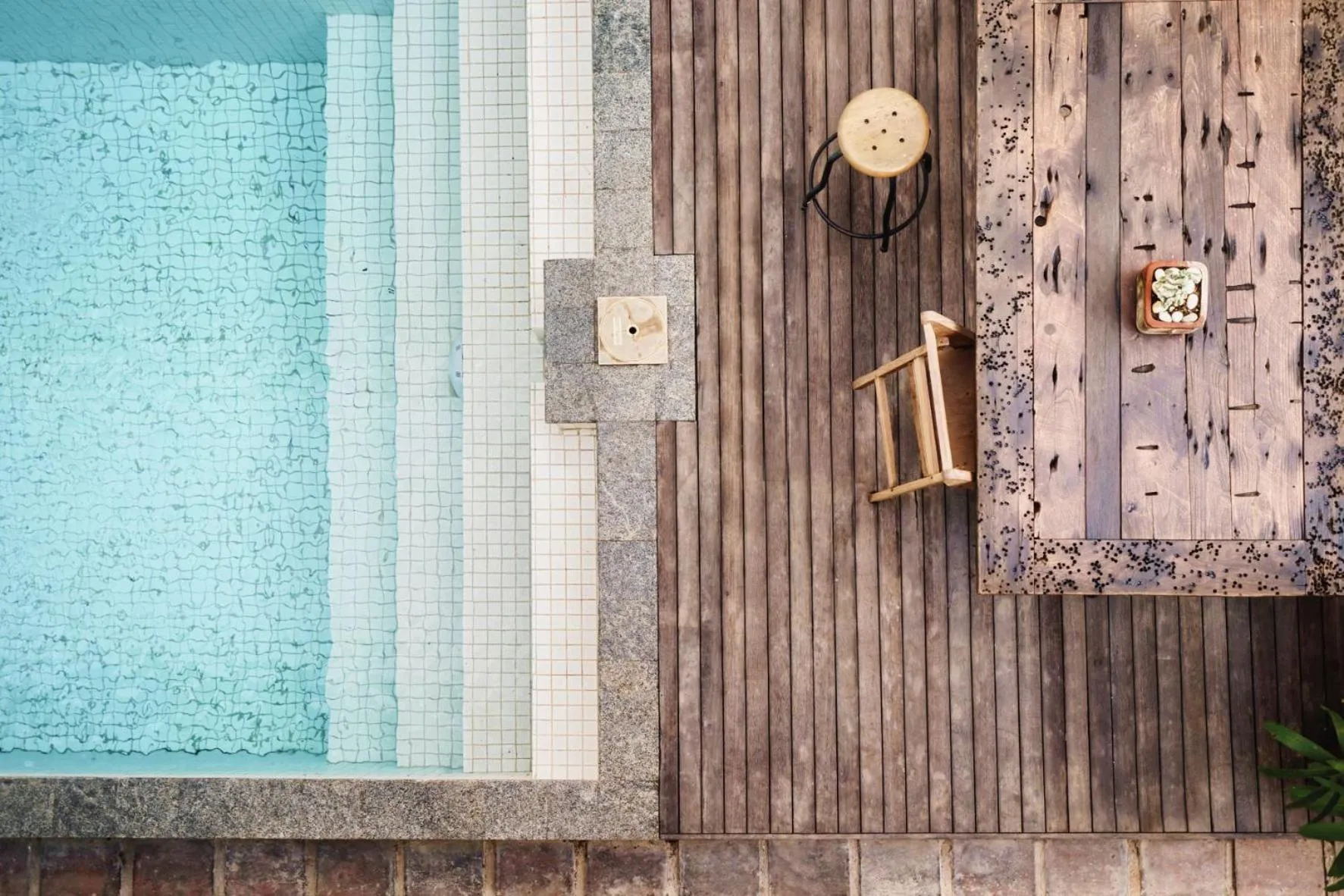 Swimming pool in Brown Feather Hotel