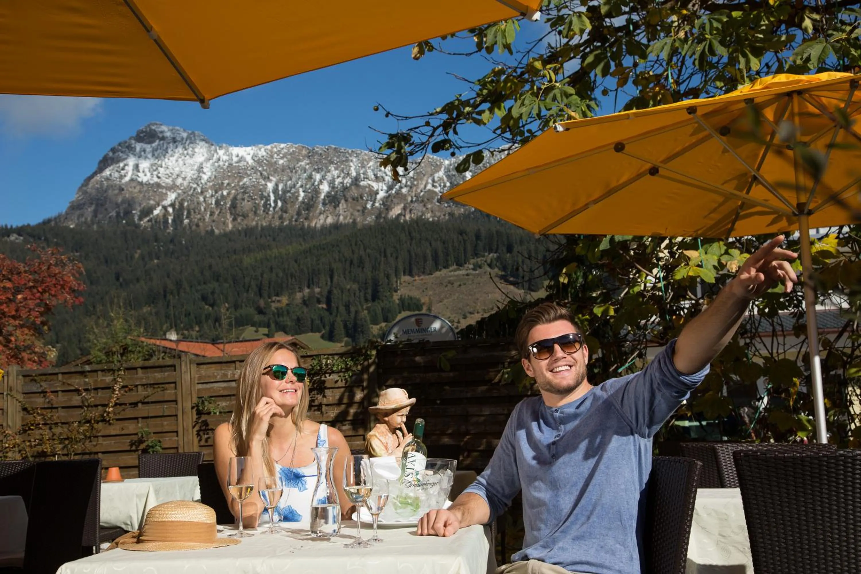 Garden in Das Traditionshotel Schwarzer Adler