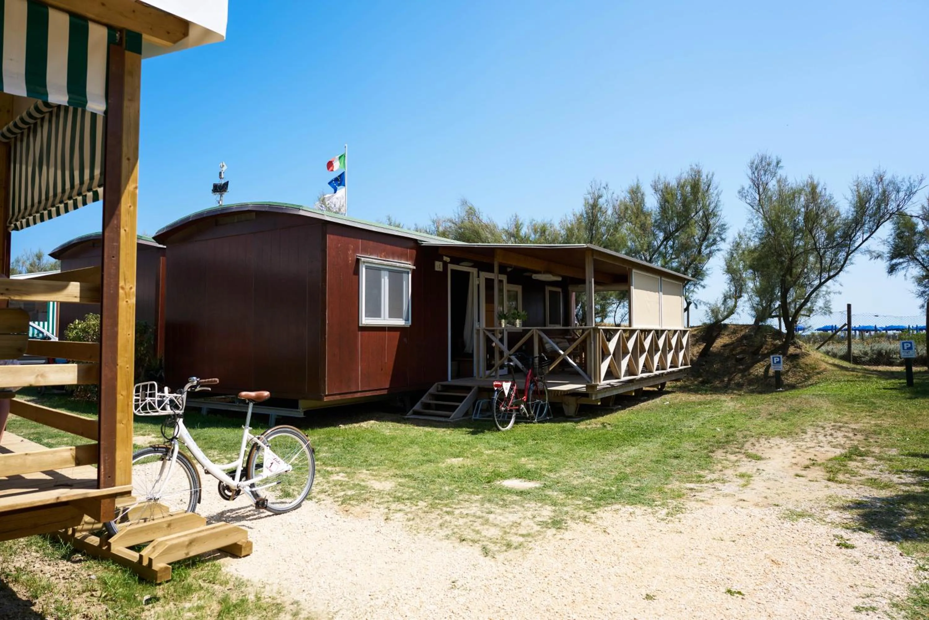 Balcony/Terrace in Camping Lido